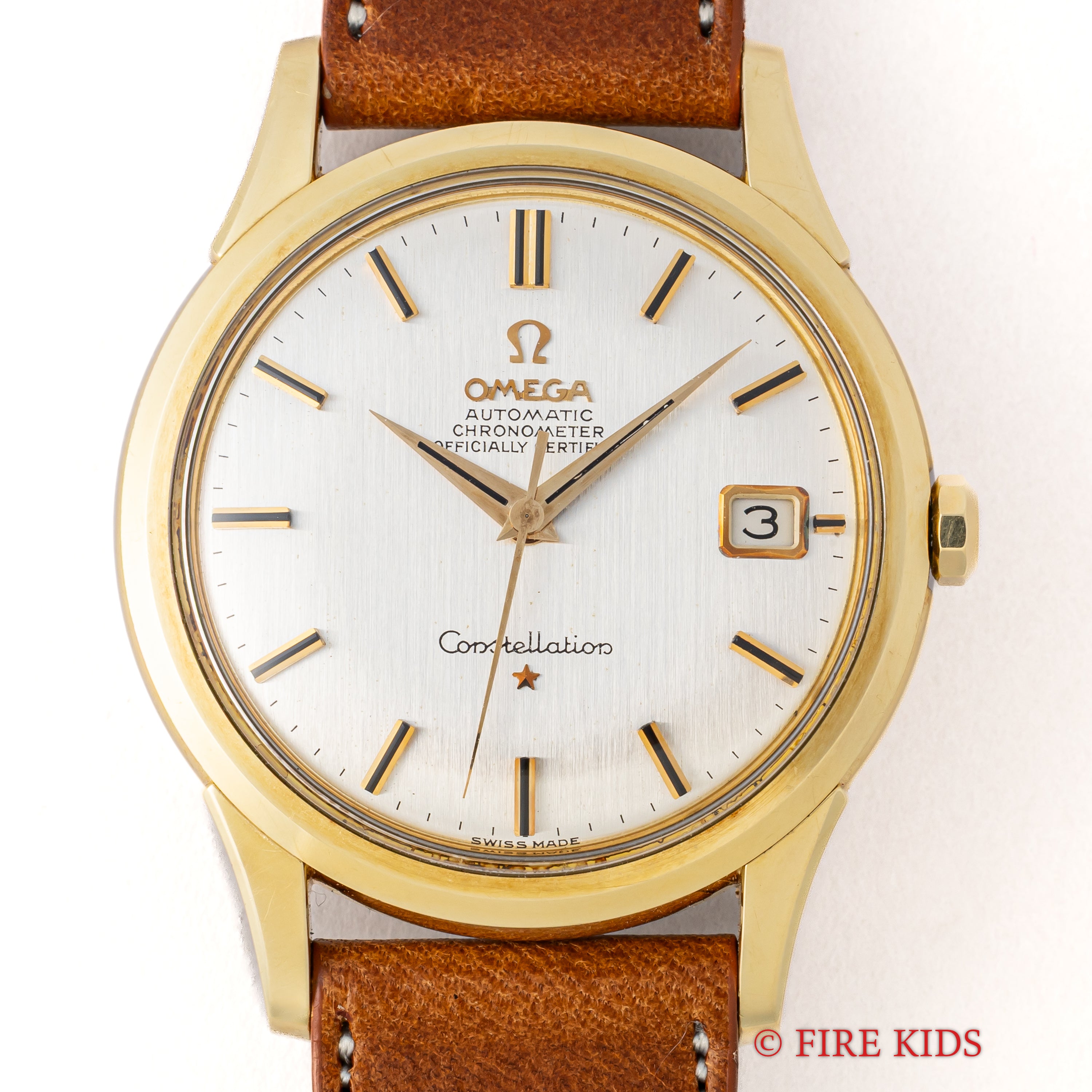 オメガ コンステレーション 1963年製 37mmトップゴールドビッグケース