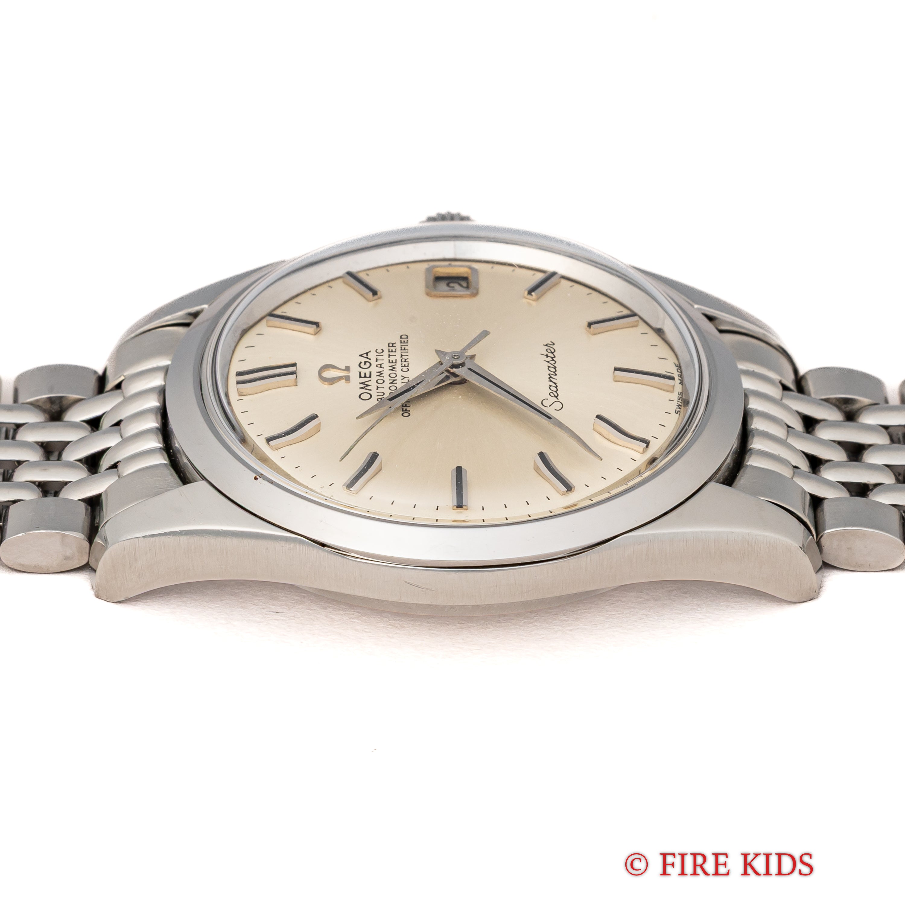 オメガ シーマスター クロノメーター 純正ライスブレス付き 自動巻き