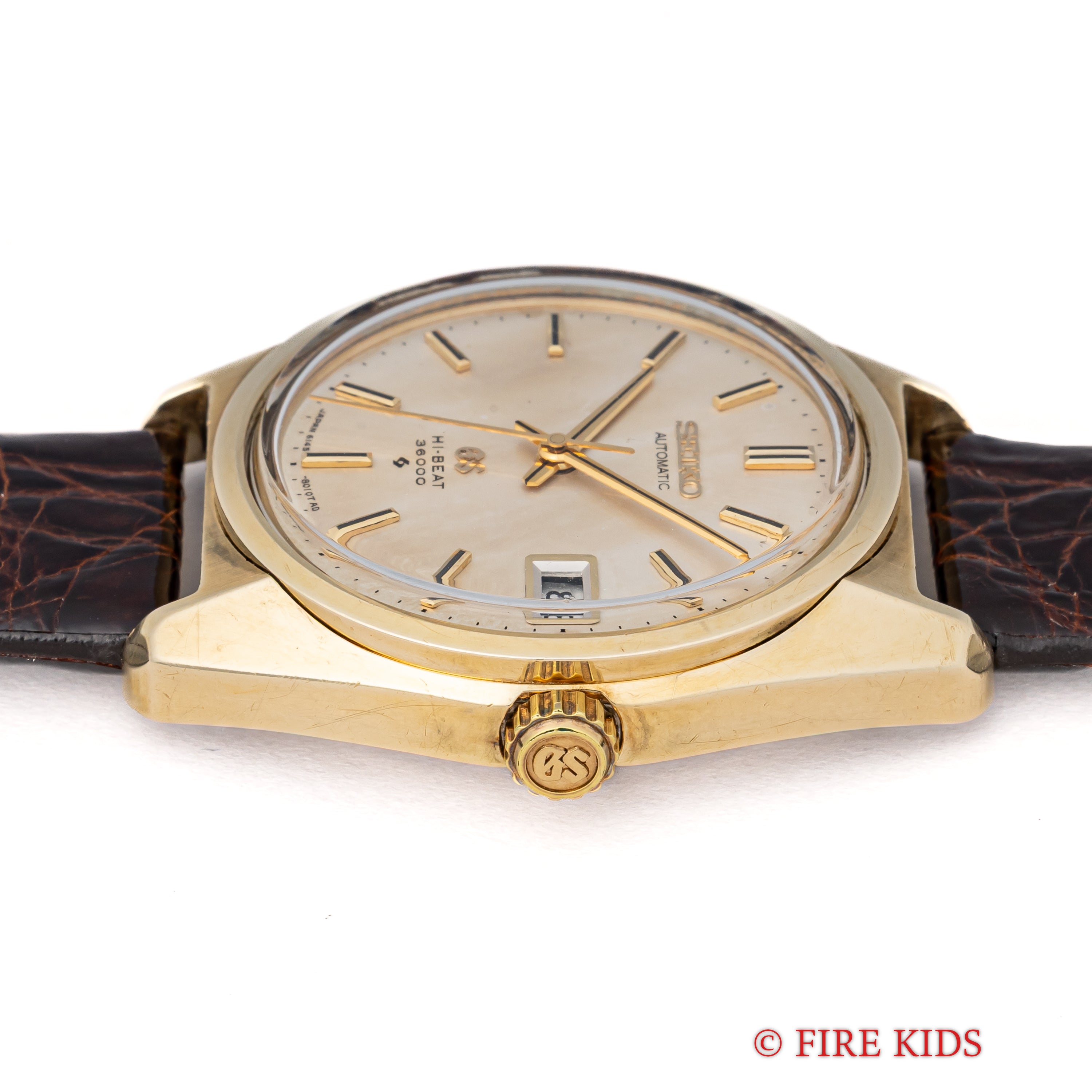 グランドセイコー 1969年製 Ref.6145-8000 CAPゴールドケース 10振動自動巻き 36000 61GS 純正尾錠