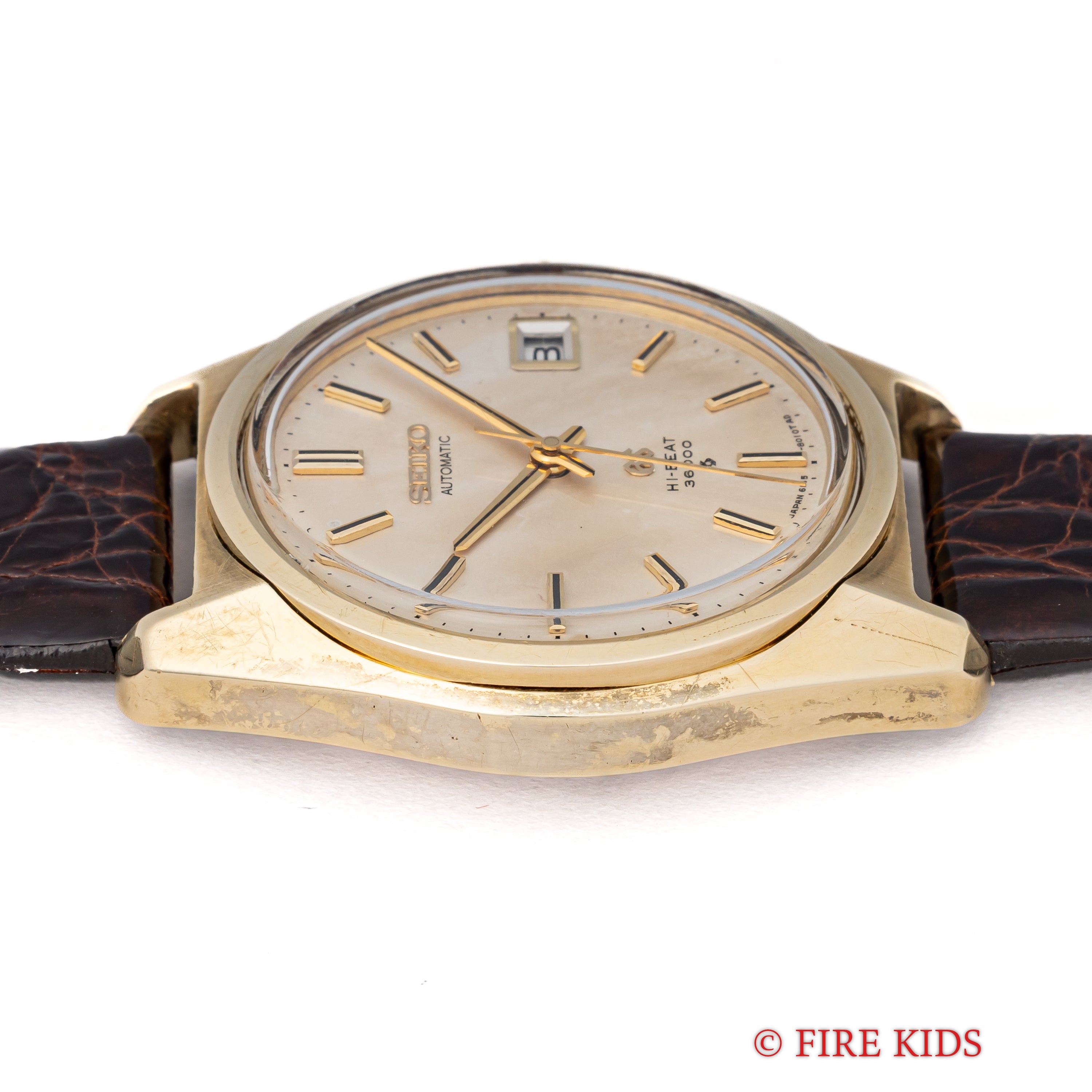 グランドセイコー 1969年製 Ref.6145-8000 CAPゴールドケース 10振動自動巻き 36000 61GS 純正尾錠