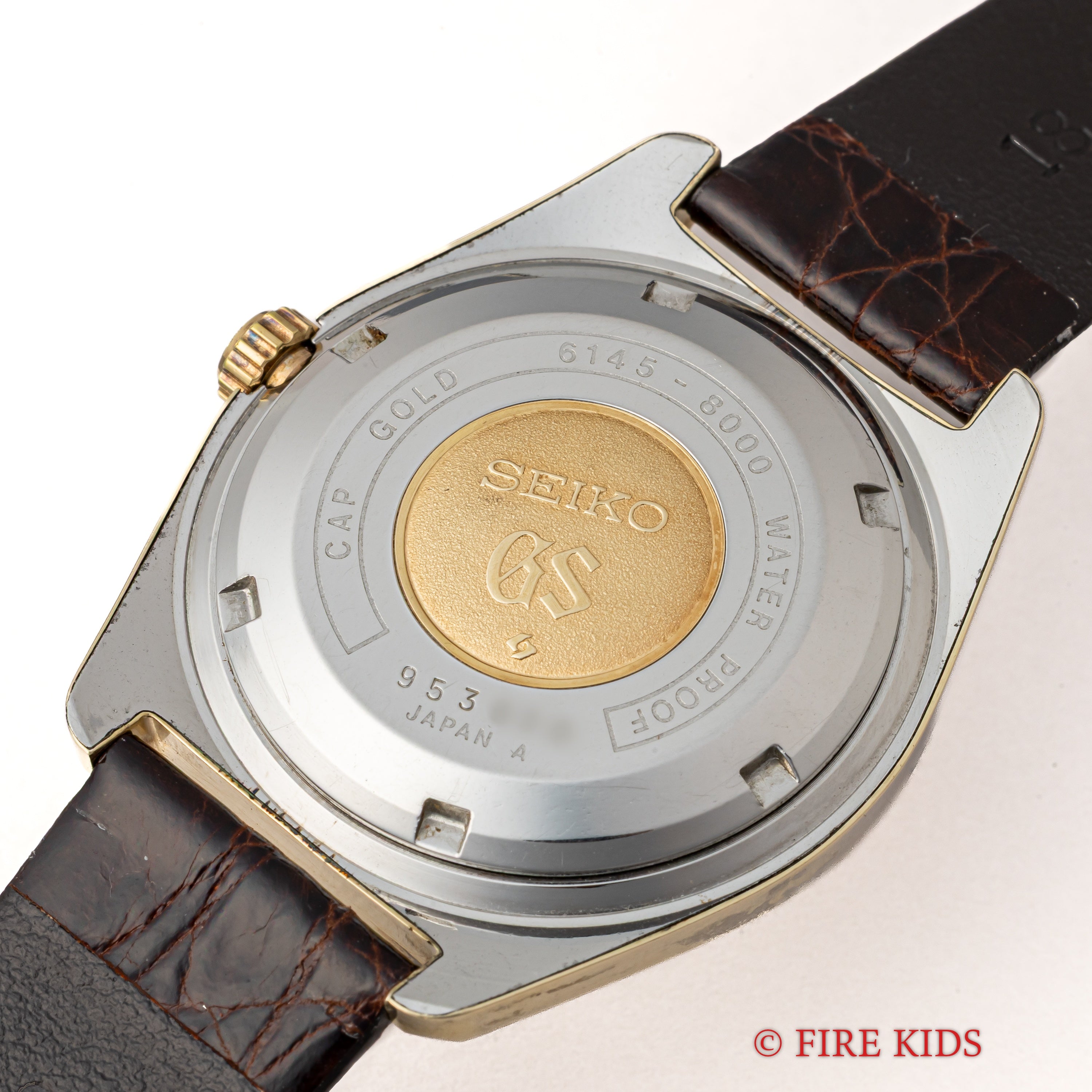 グランドセイコー 1969年製 Ref.6145-8000 CAPゴールドケース 10振動自動巻き 36000 61GS 純正尾錠