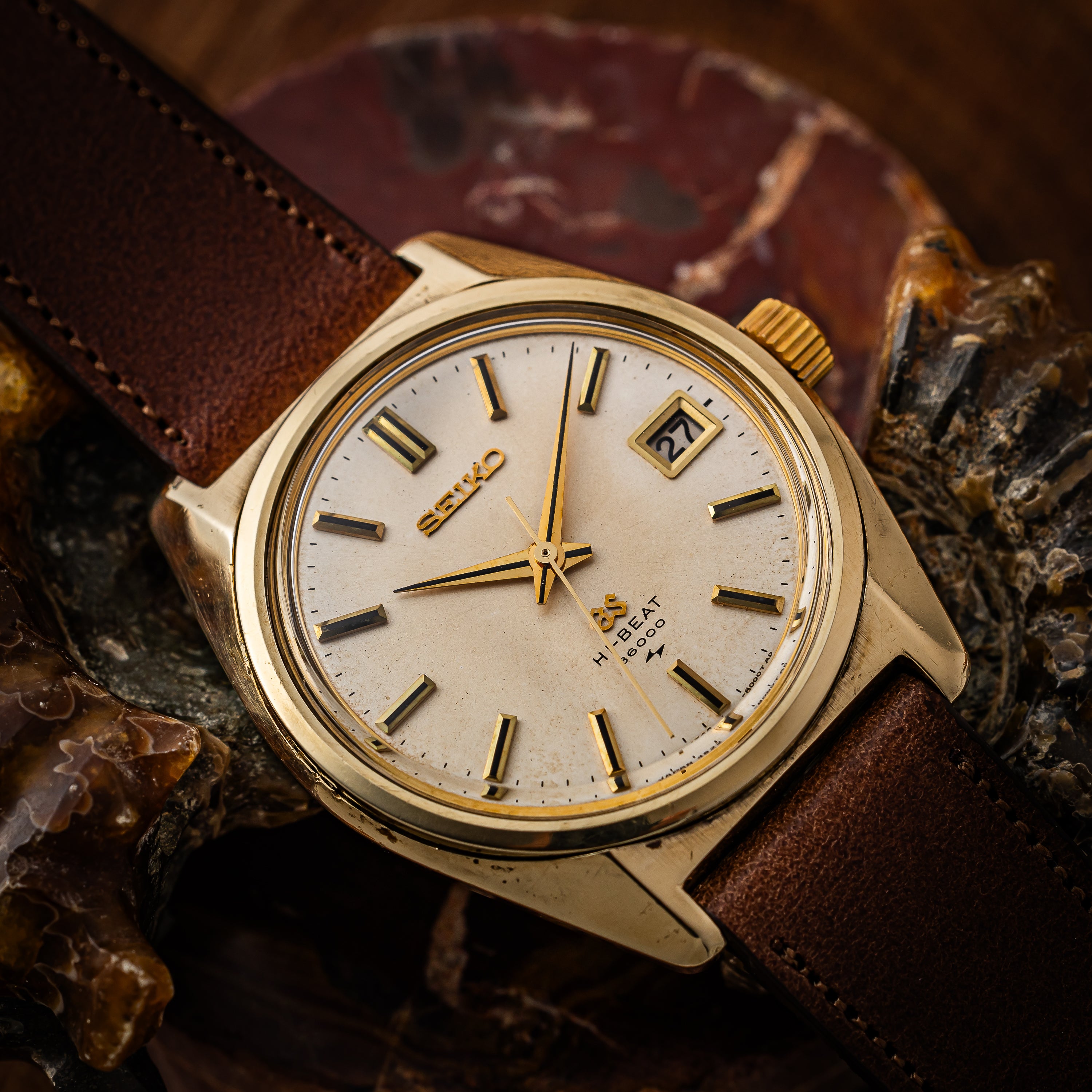 グランドセイコー ハイビート 36000 1970年製 Ref.4522-8000 CAPゴールド 45GS
