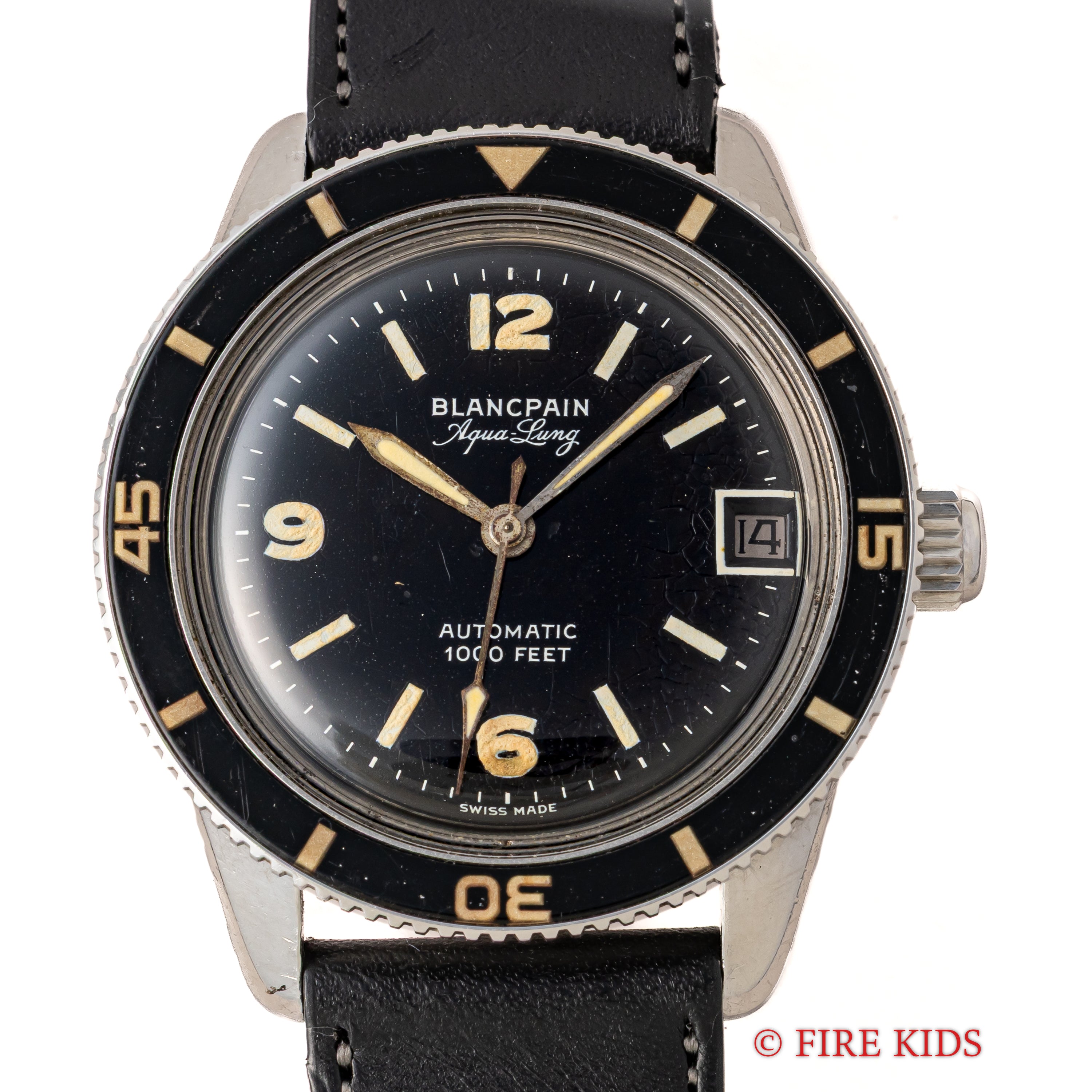 ブランパン アクアラング 1960年代製 自動巻 Cal.R.585 2022年メーカー修理レポート