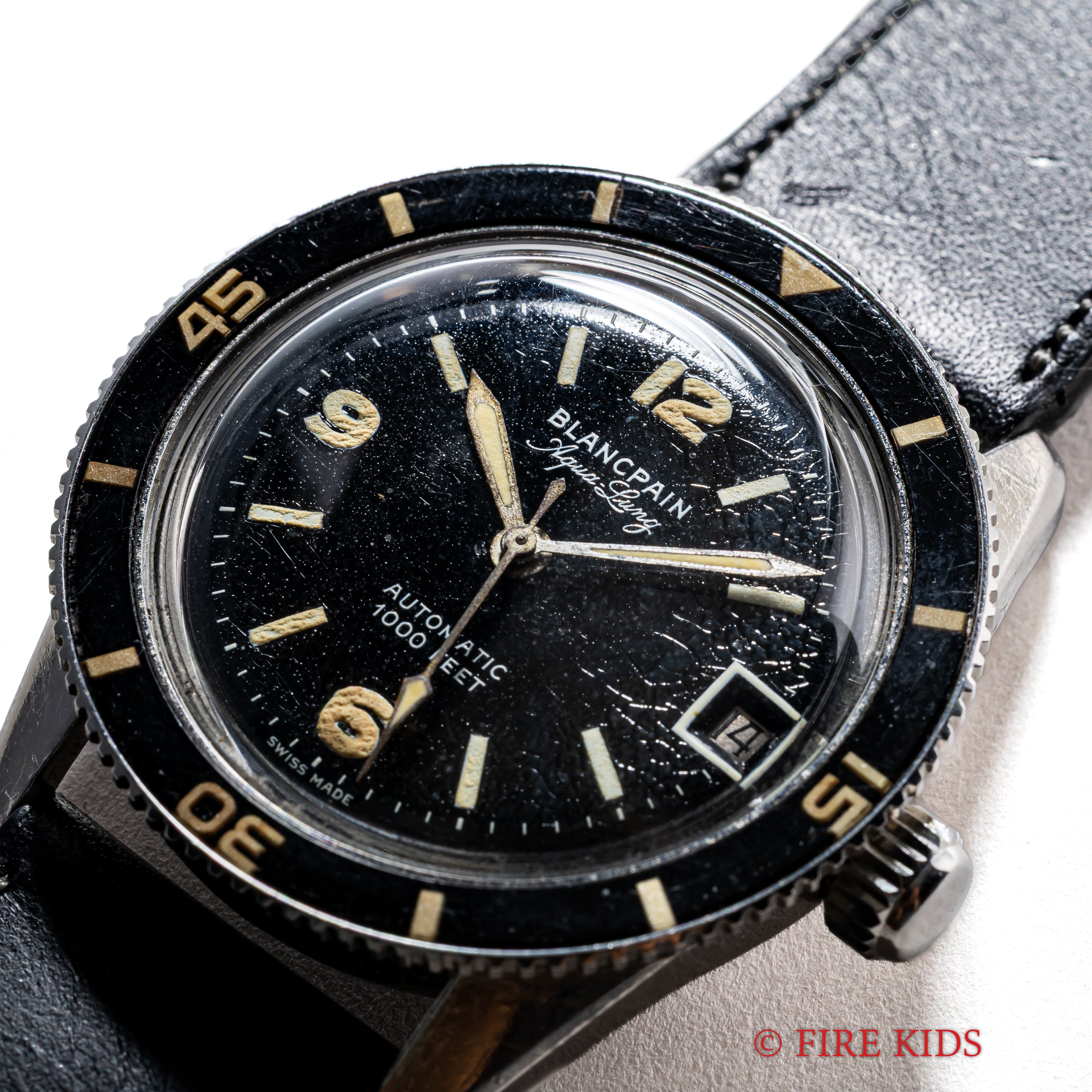 ブランパン アクアラング 1960年代製 自動巻 Cal.R.585 2022年メーカー修理レポート