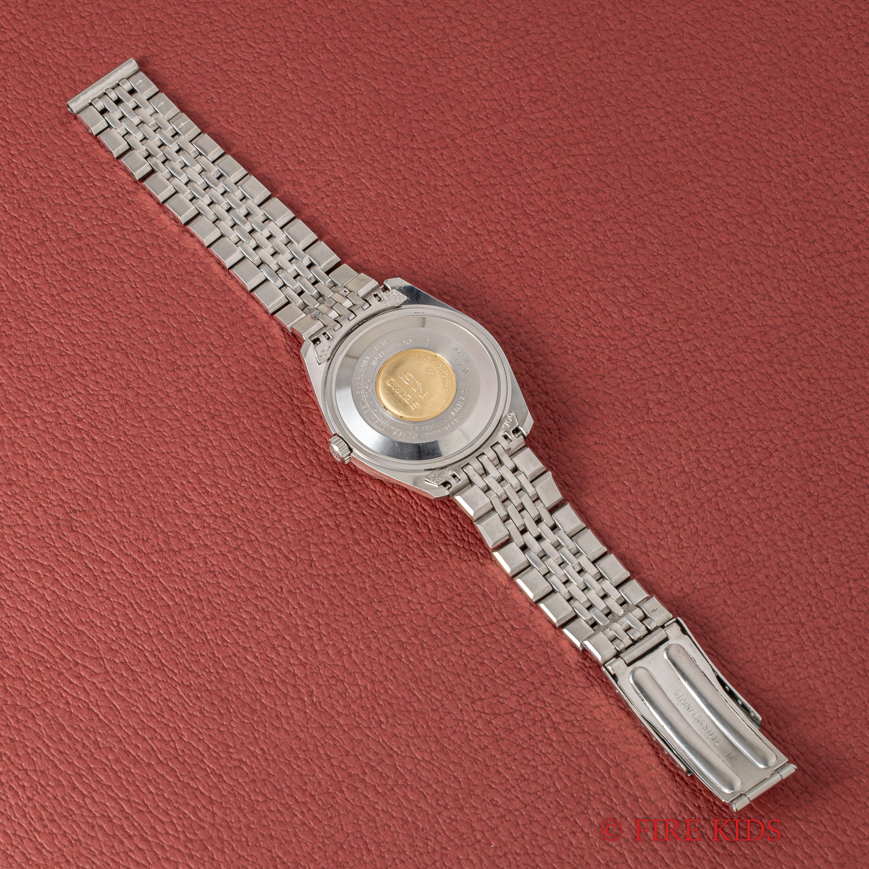 キングセイコークロノメーター ハイビート自動巻き 1970年製（昭和45年製）Ref.5625-7060 セイコーブレス