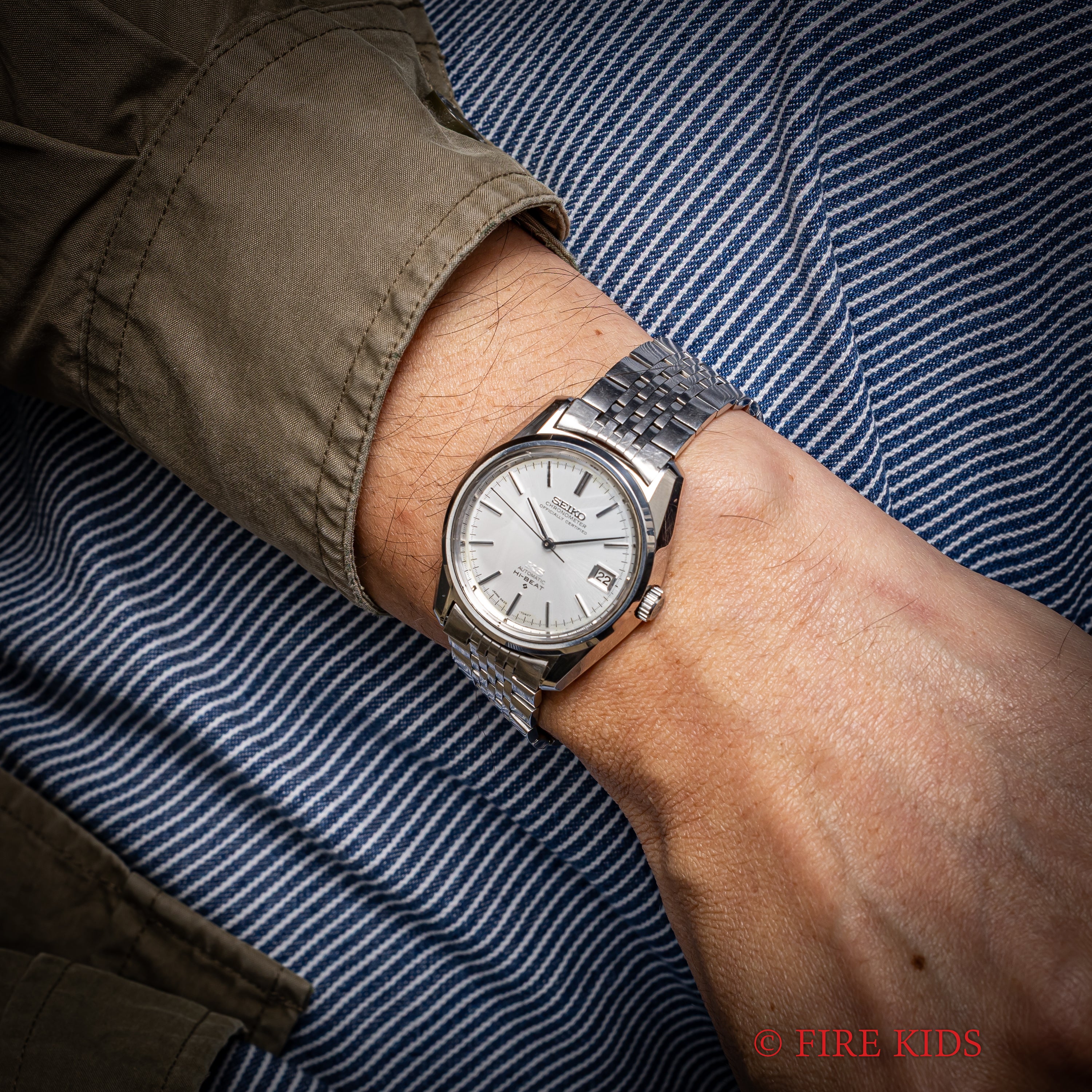 キングセイコークロノメーター ハイビート自動巻き 1970年製