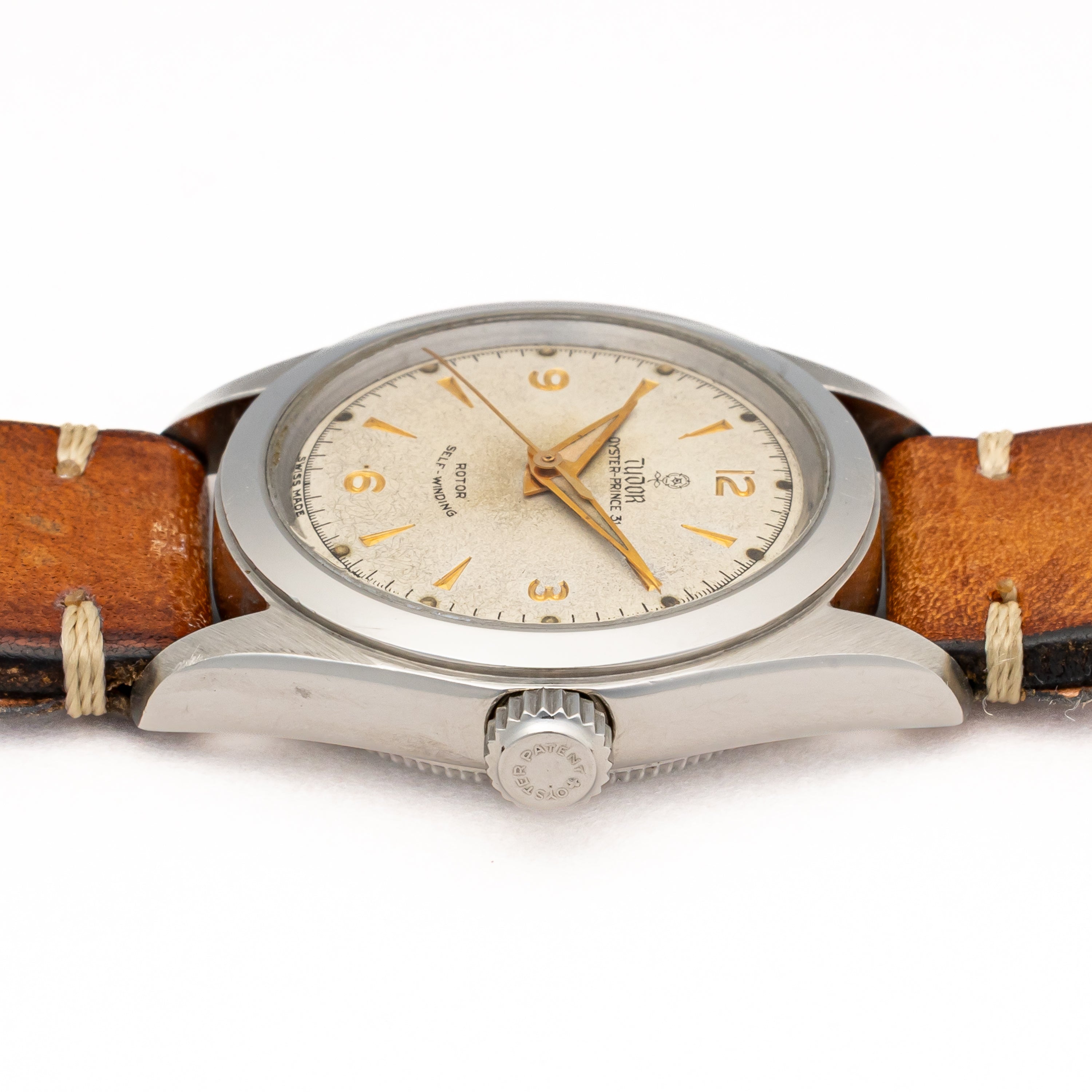 チューダー オイスタープリンス31 小薔薇 彫文字盤 1956年製 自動巻