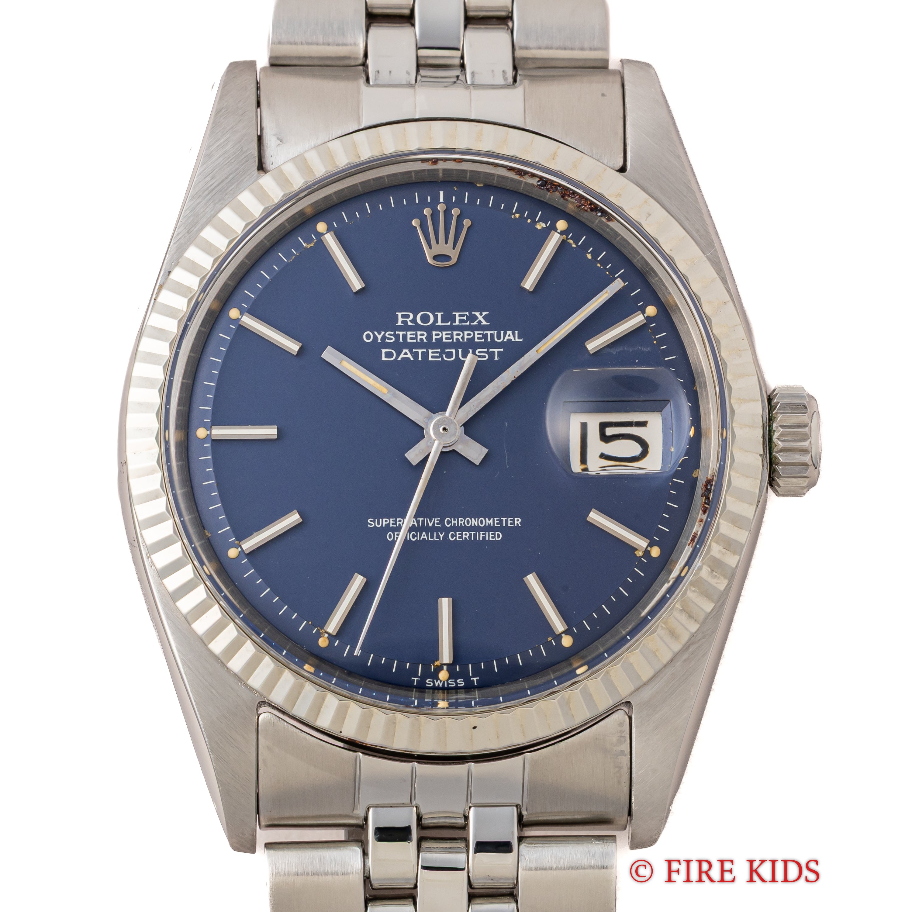 ロレックス デイトジャスト Ref.1601 ブルーダイヤル 1967年製 Cal.1570