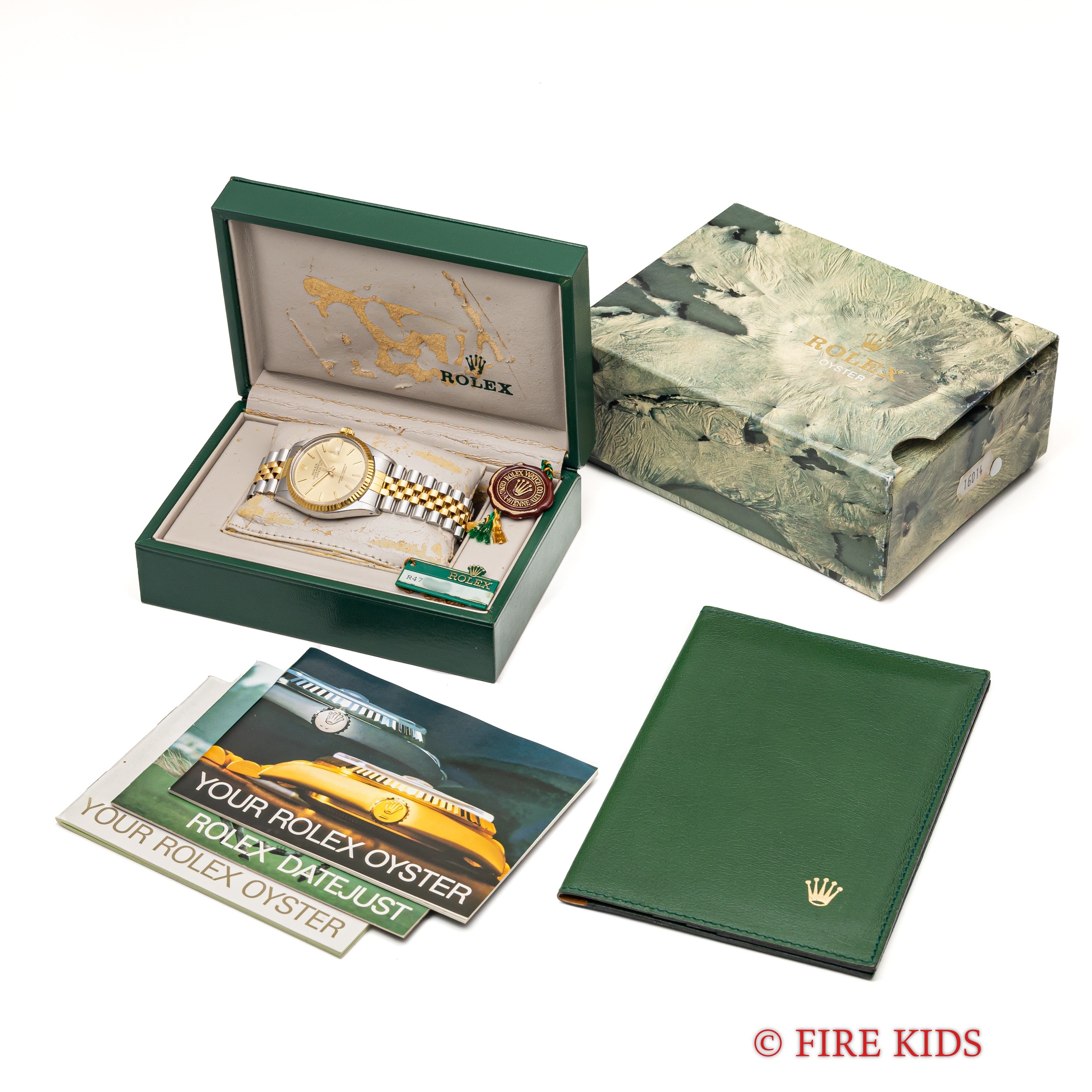 ロレックス デイトジャスト コンビ 1987~88年製 Ref.16013 トリチウム夜光 箱タグ付き