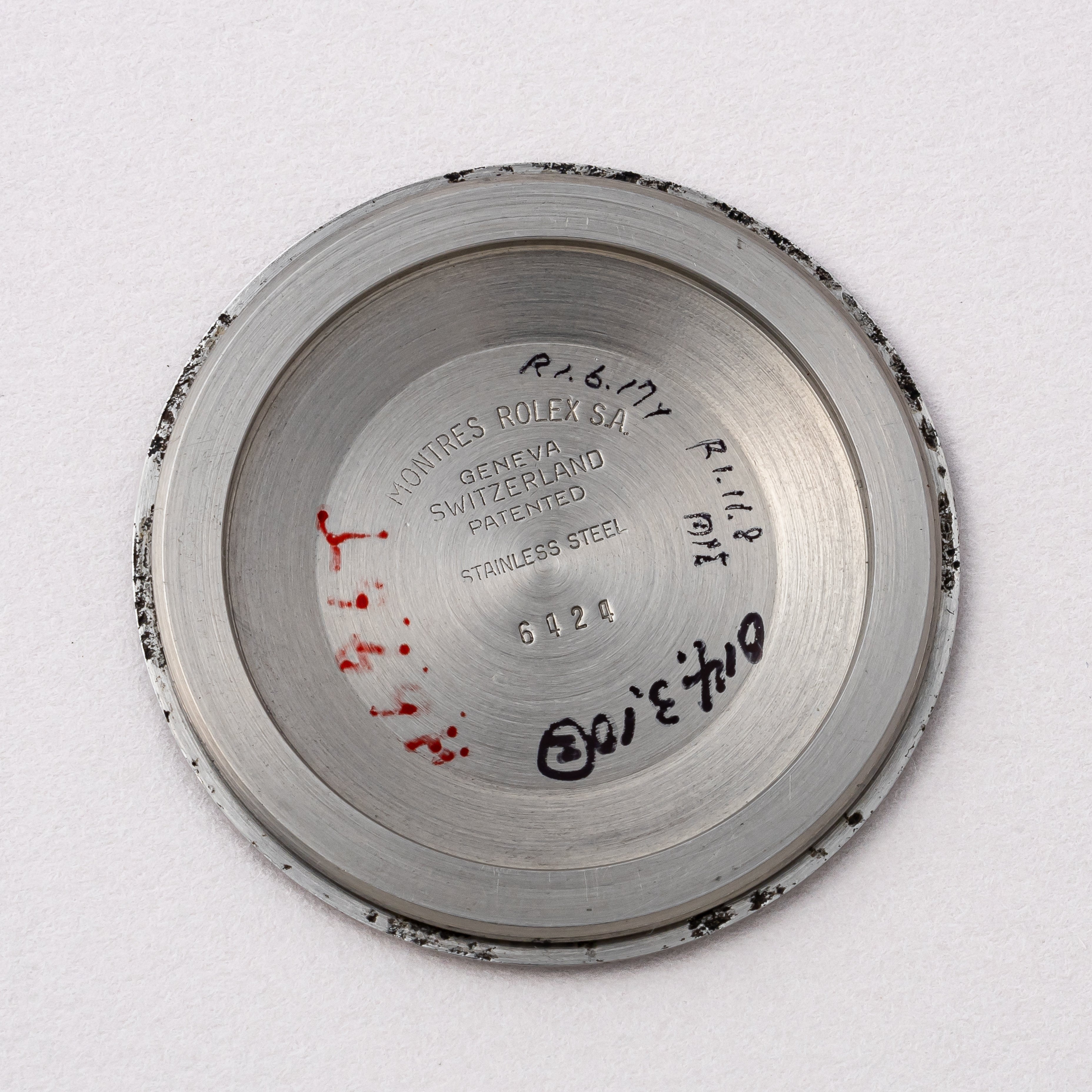 新到着 ロレックス オイスター ビッグケース 1964年製 Ref.6424 時計