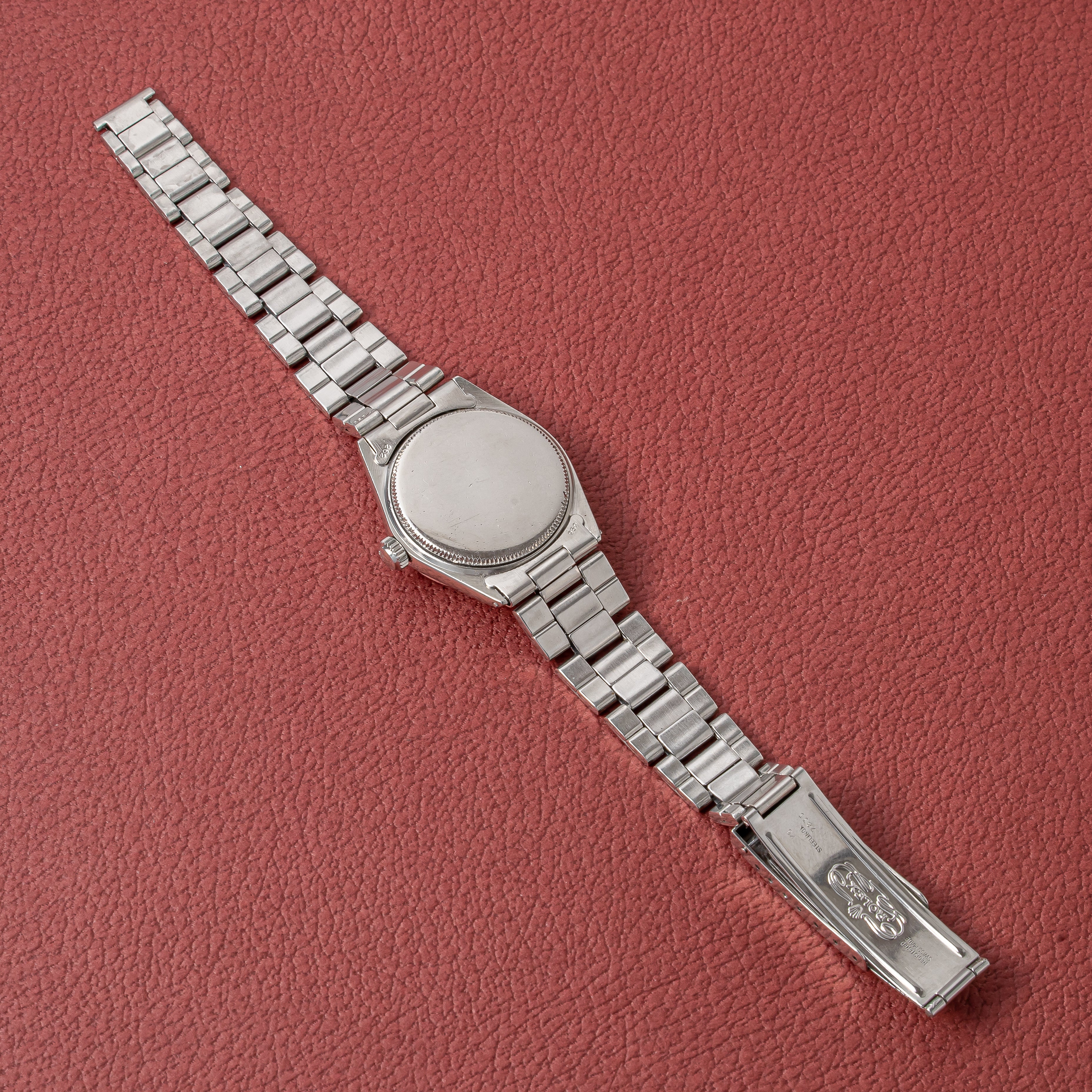 ロレックス オイスターデイト1970年代製/昭和45年製 Ref.6466 シルバーダイヤル 純正オイスターブレス