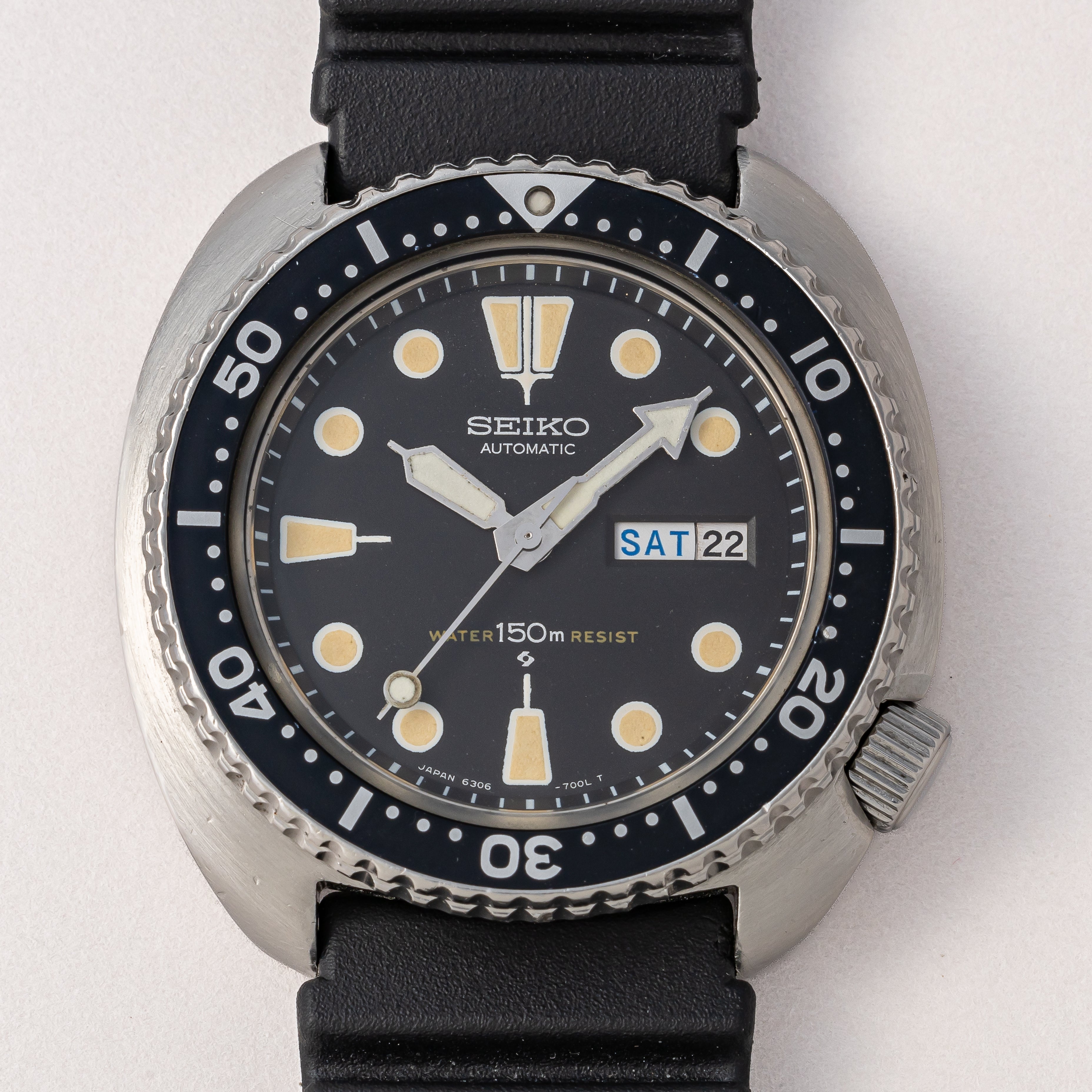 セイコー サードダイバー 1977年製 Ref.6306-7001 純正ベルト付き 国内仕様