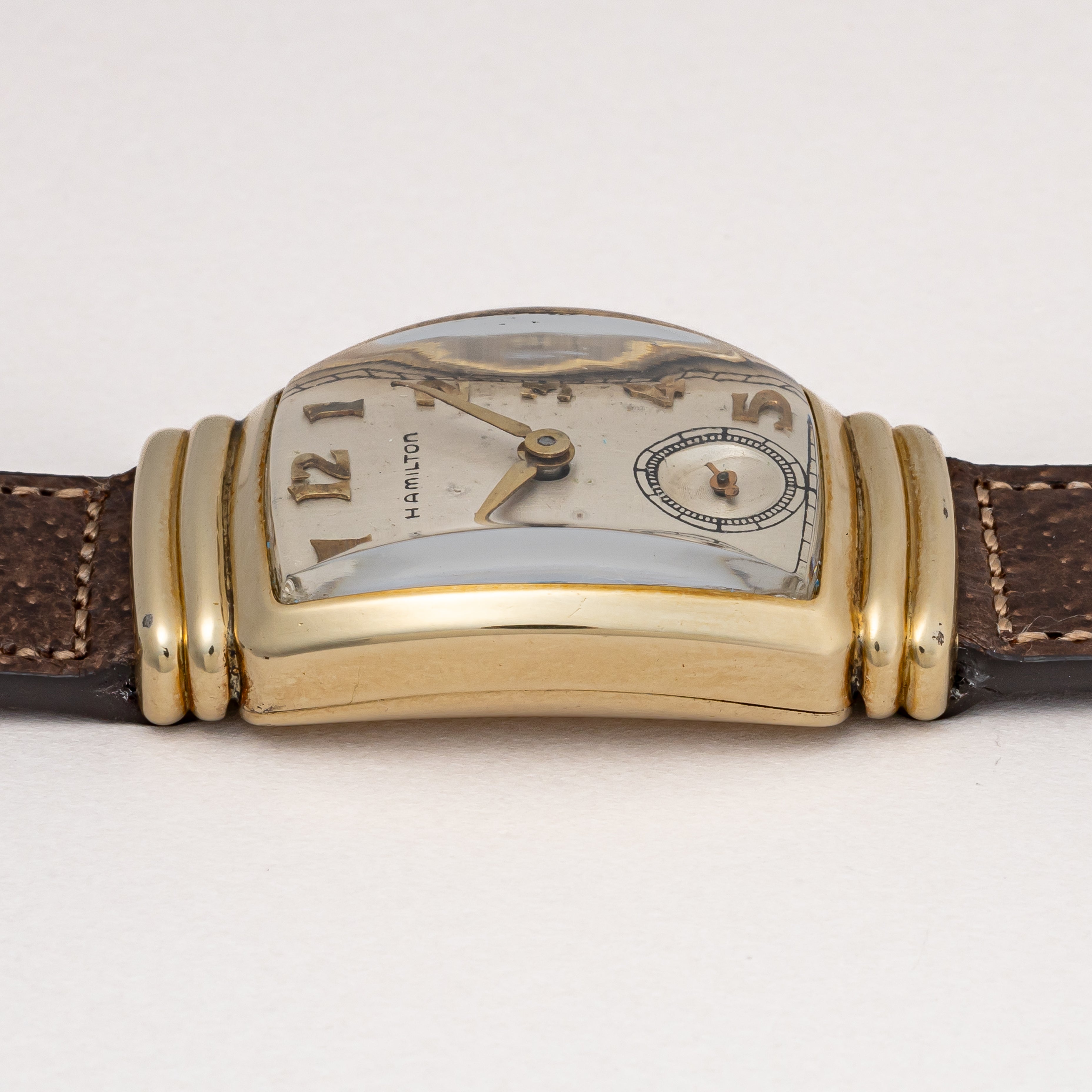 ハミルトン レクタンギュラー EMERSON 1940年代製  10KGF アメリカンウオッチ