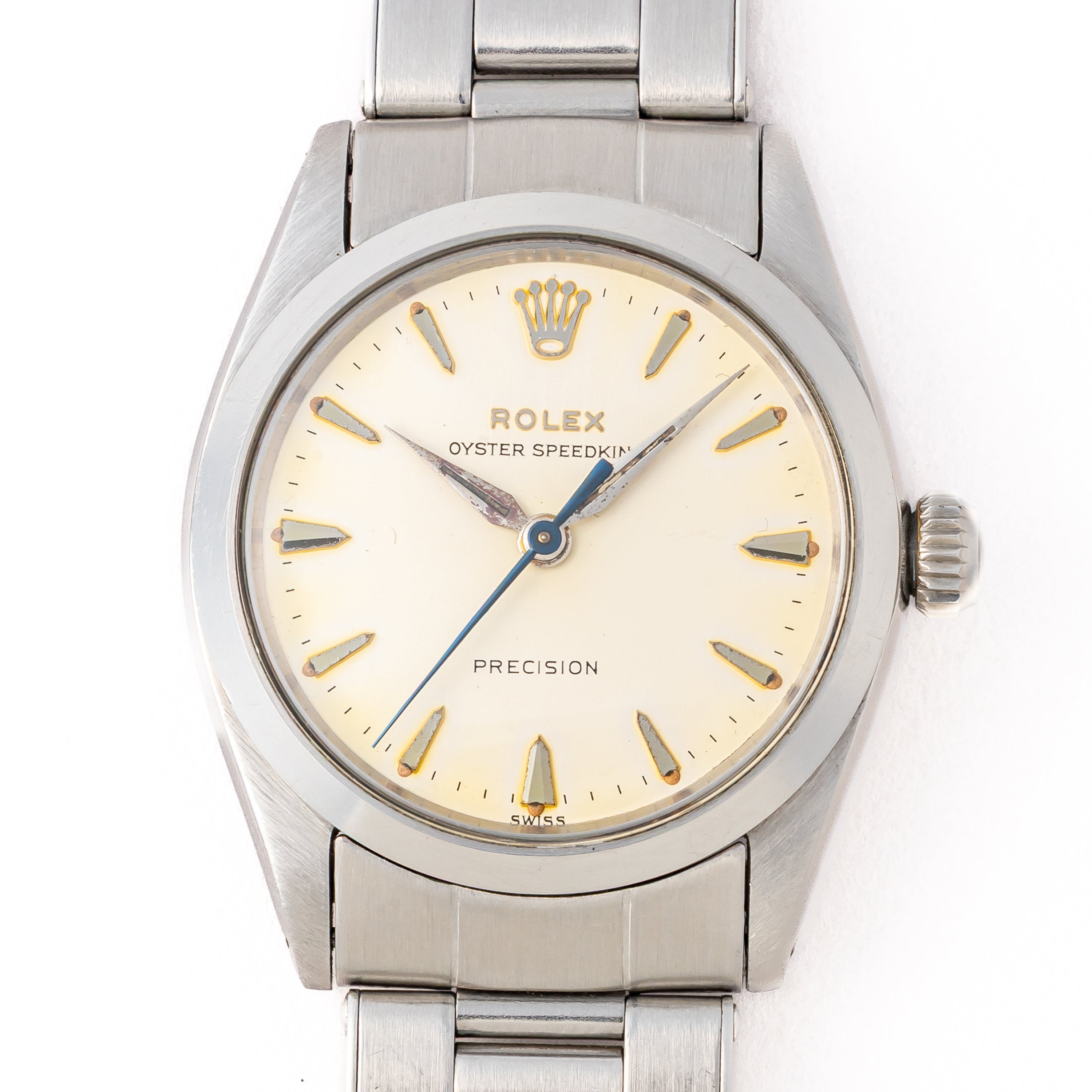 ロレックス スピードキング  1960年製 手巻き Ref.6240 Cal.1210 純正リベットブレス