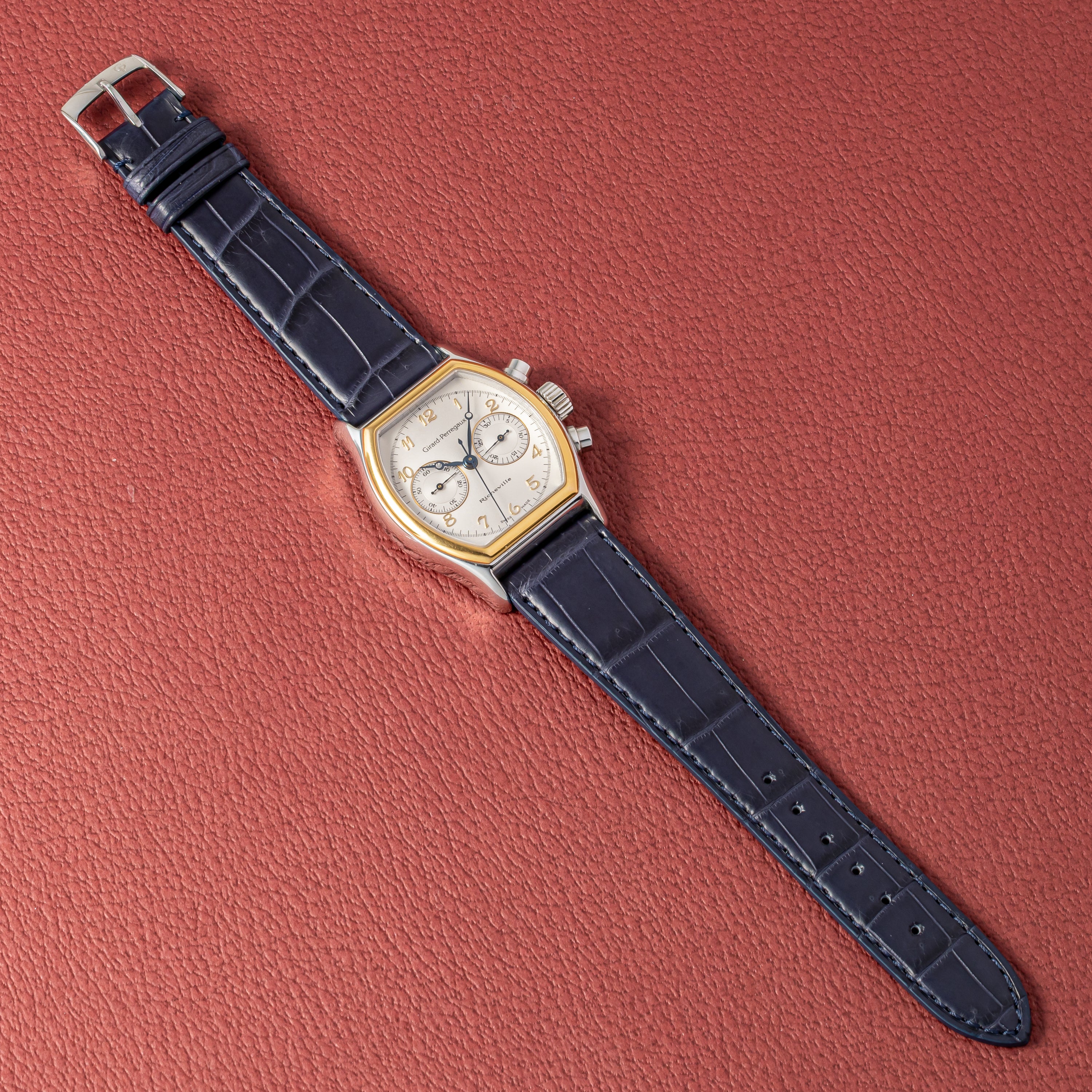 ジラールペルゴ リシュビル 1990年代製 手巻き コンビ Ref.2710 Cal.1872 箱ギャラ付
