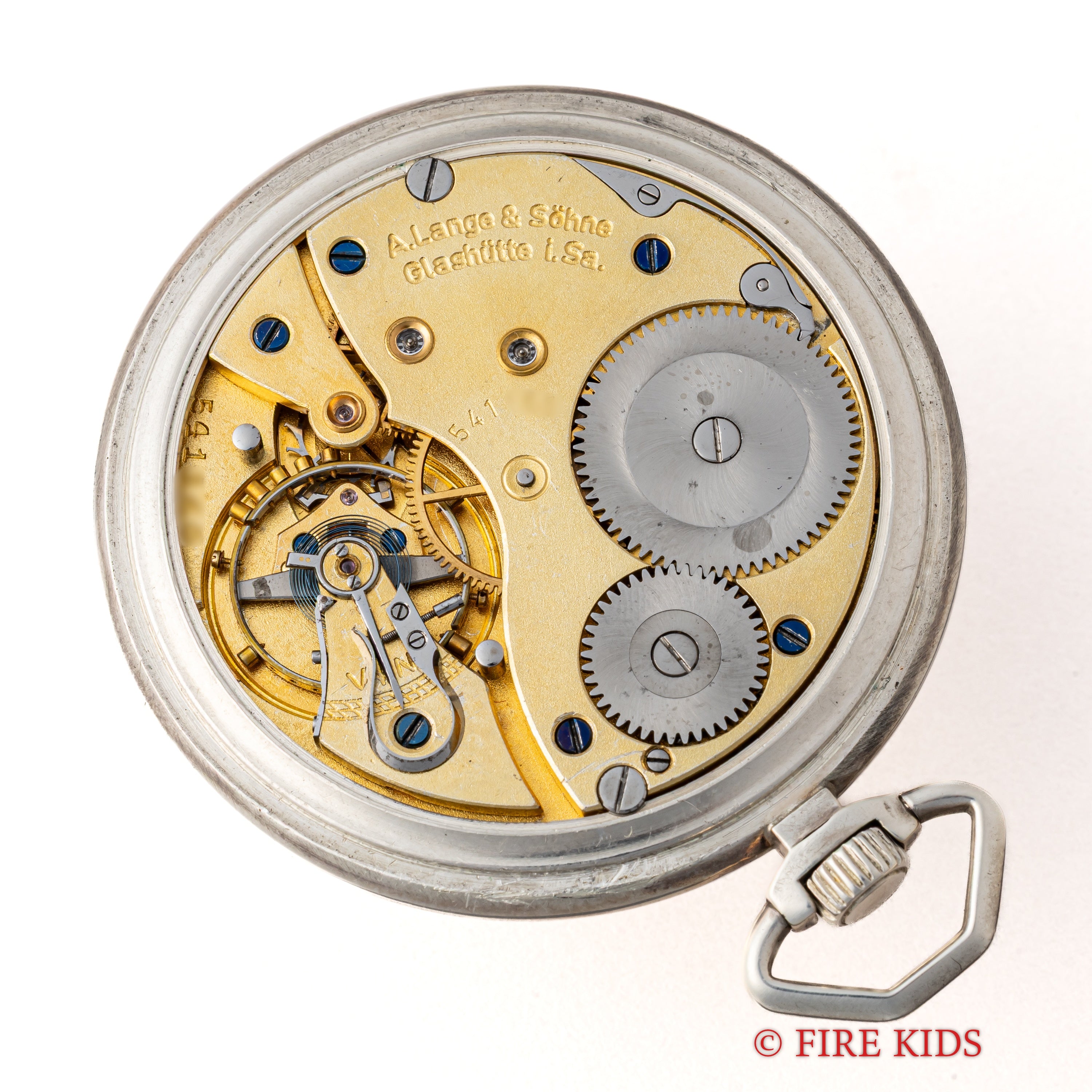 A.ランゲ＆ゾーネ 銀無垢懐中時計 1930年代製 アラビアダイヤル