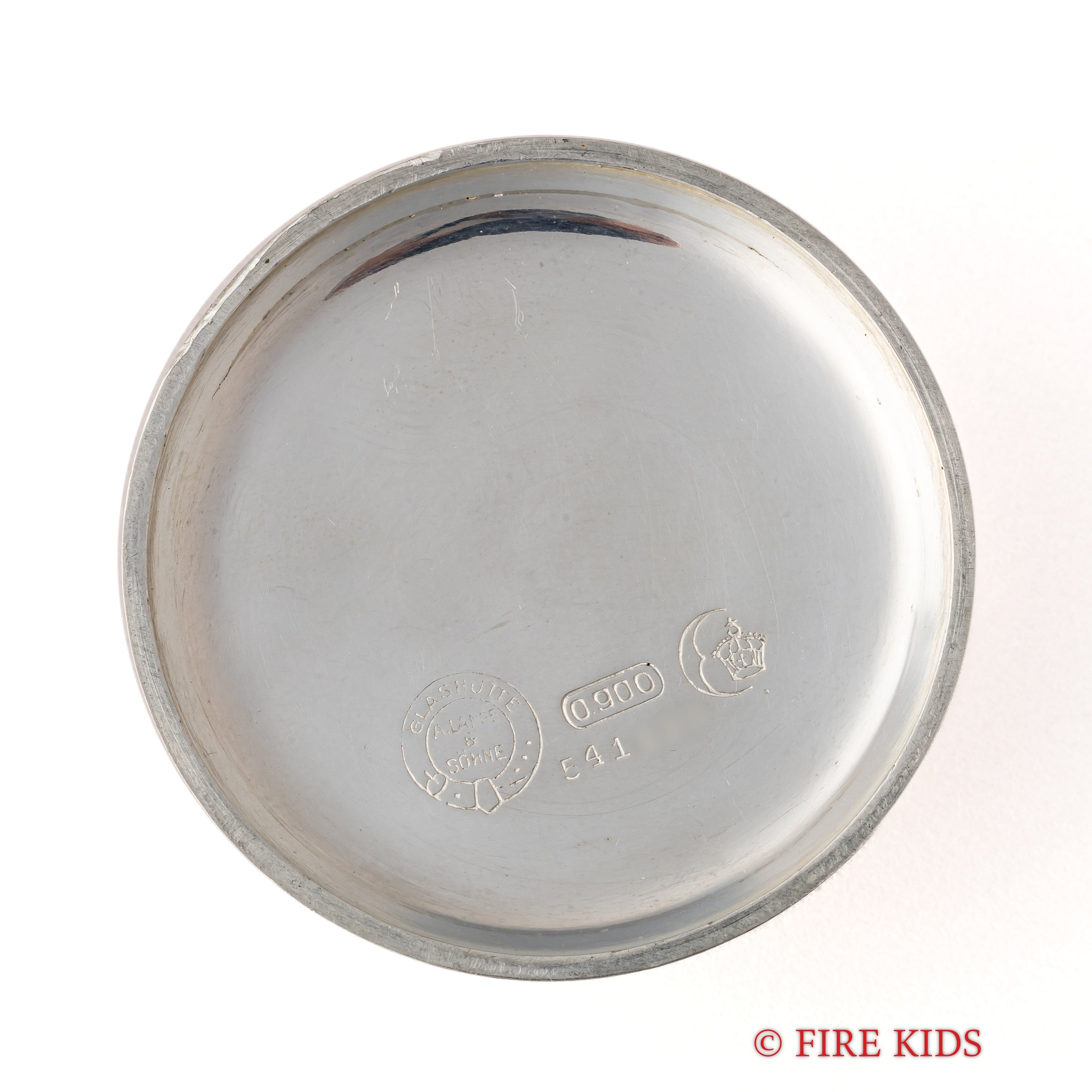 銀無垢　1930年代　LANCET A.ランゲ＆ゾーネ 銀無垢懐中時計 1930年代製 アラビアダイヤル