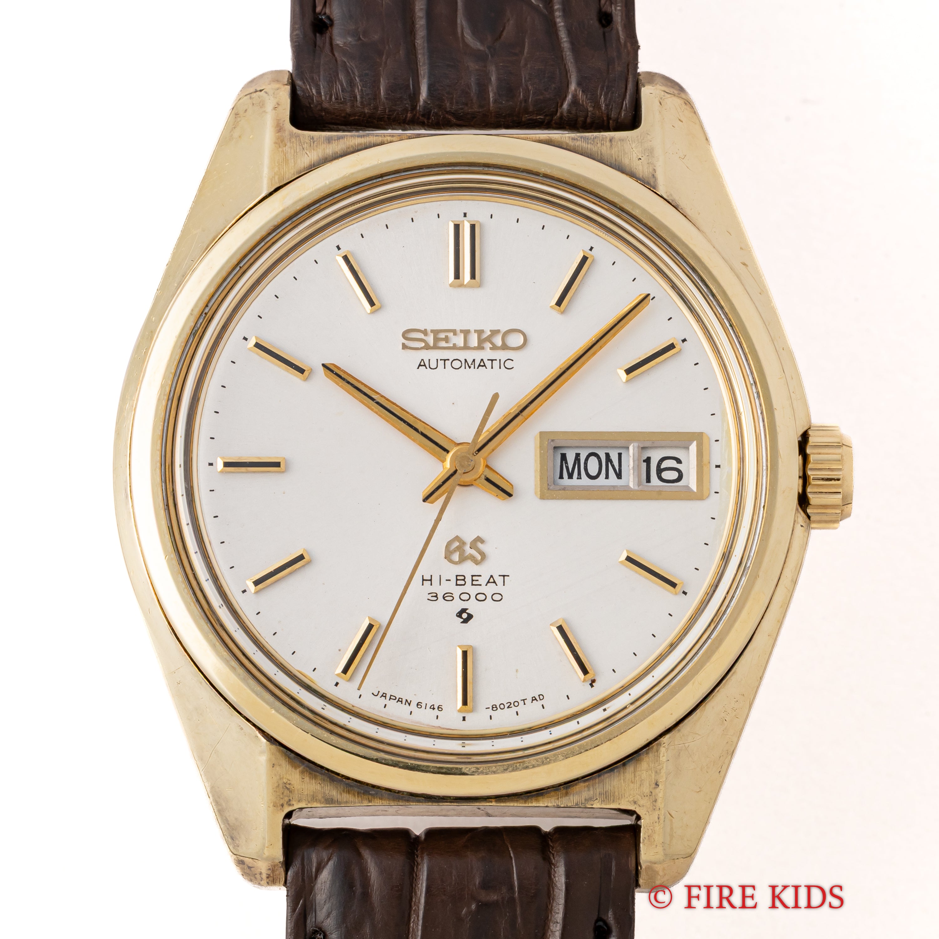 グランドセイコー 1968年製 Ref.6146-8000 希少CAPゴールドケース 36000振動自動巻 61GS