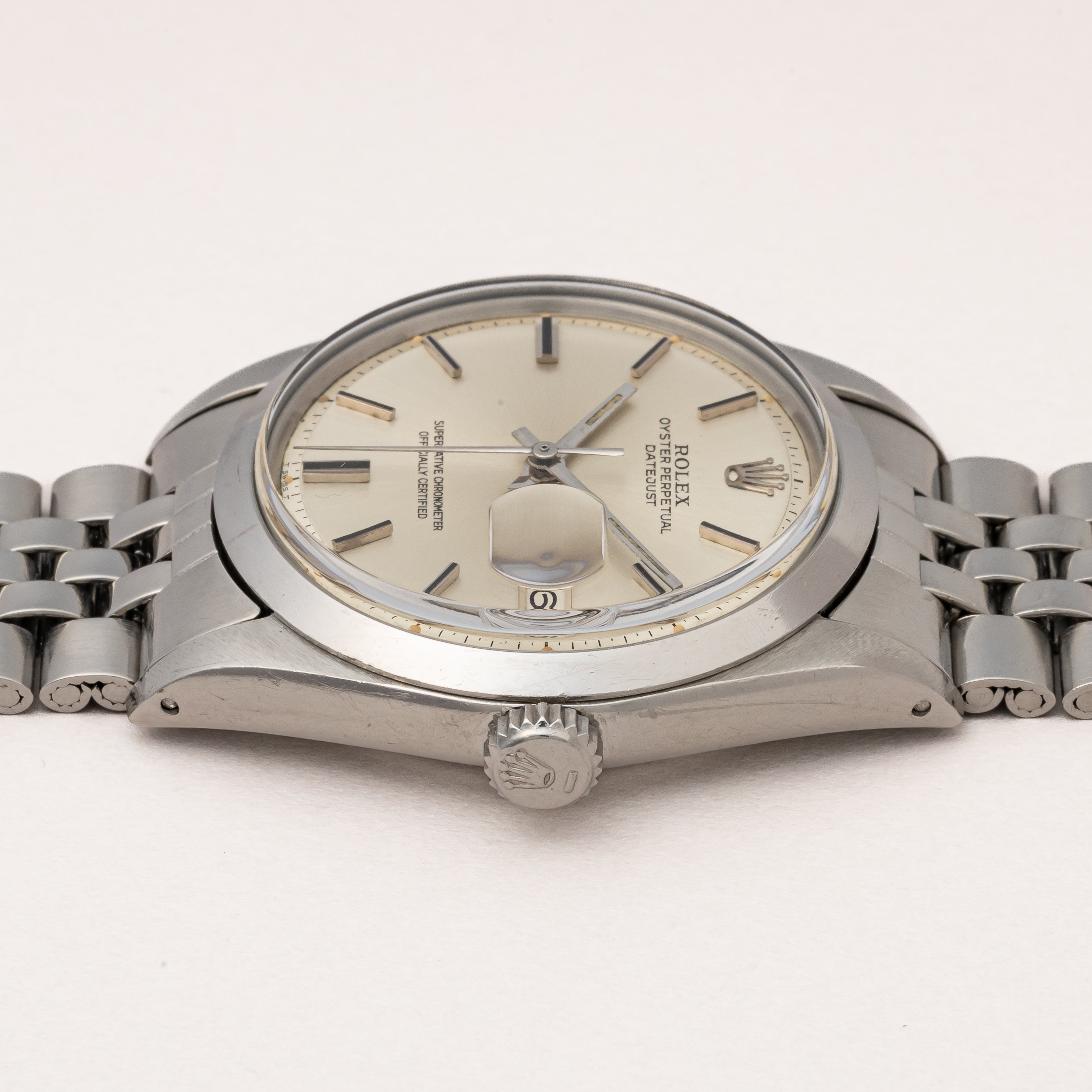 ロレックス デイトジャスト 1970年製/昭和45年製 Ref.1600 シルバーダイヤル 純正ジュビリーブレス