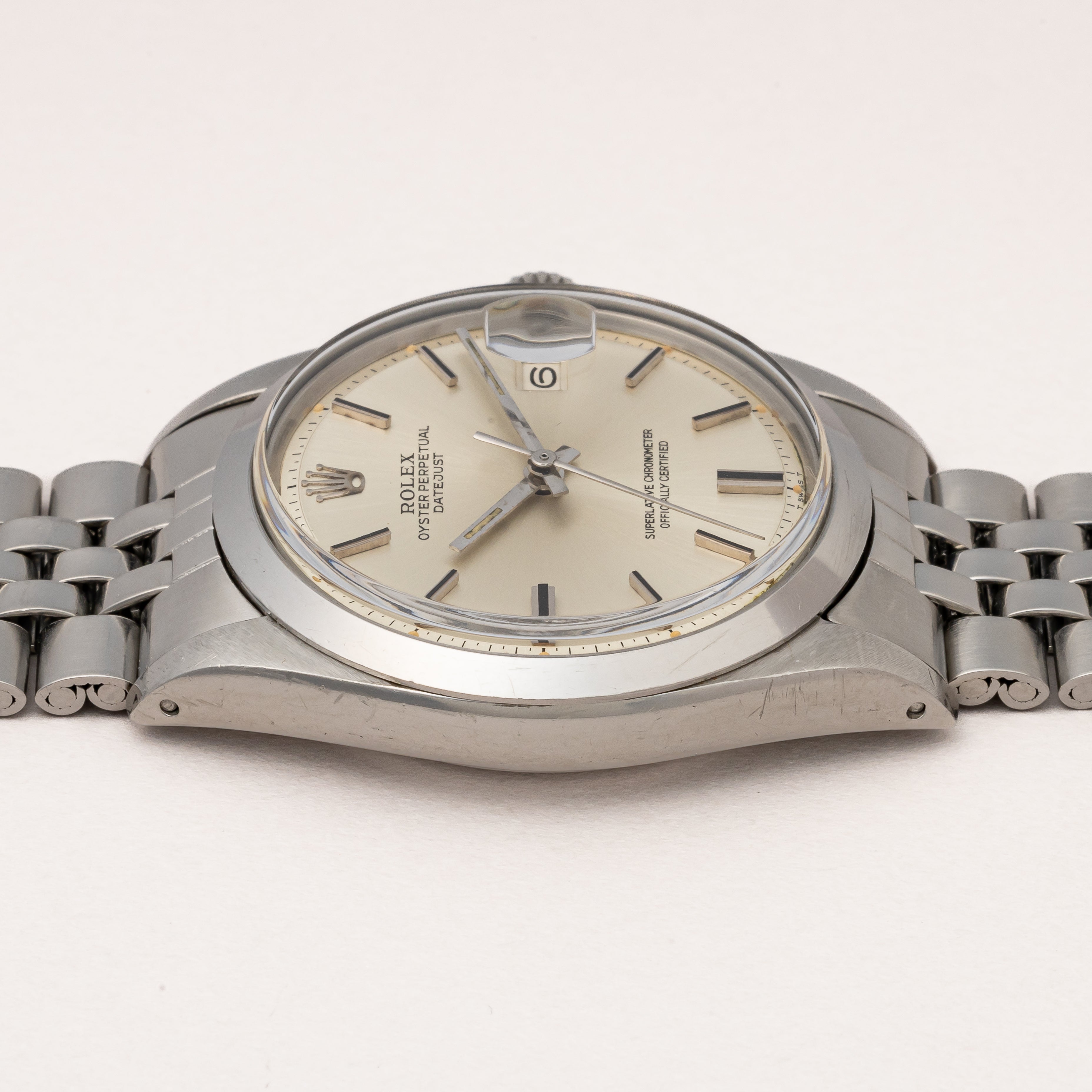 ロレックス デイトジャスト 1970年製/昭和45年製 Ref.1600 シルバーダイヤル 純正ジュビリーブレス