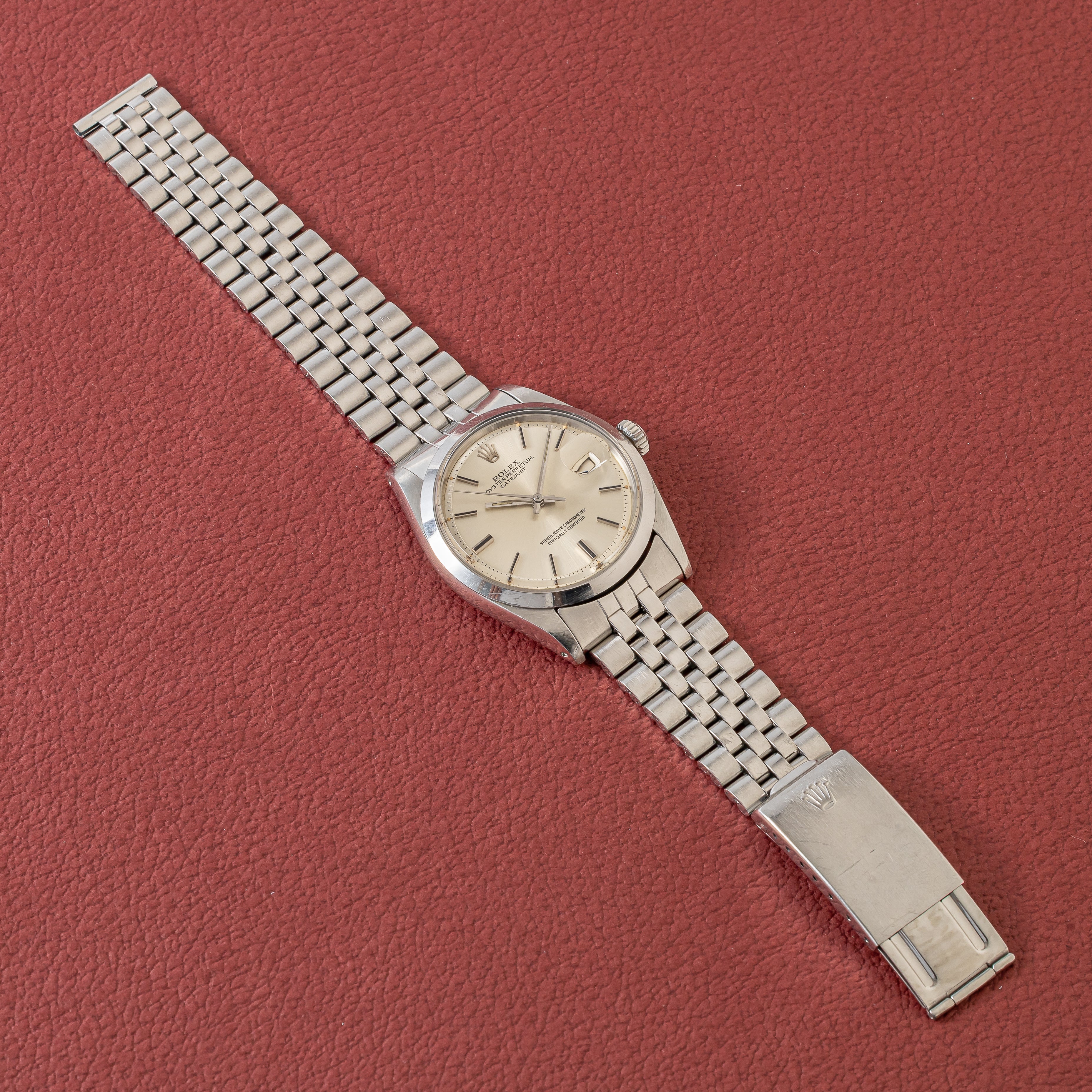 ロレックス デイトジャスト 1970年製/昭和45年製 Ref.1600 シルバーダイヤル 純正ジュビリーブレス