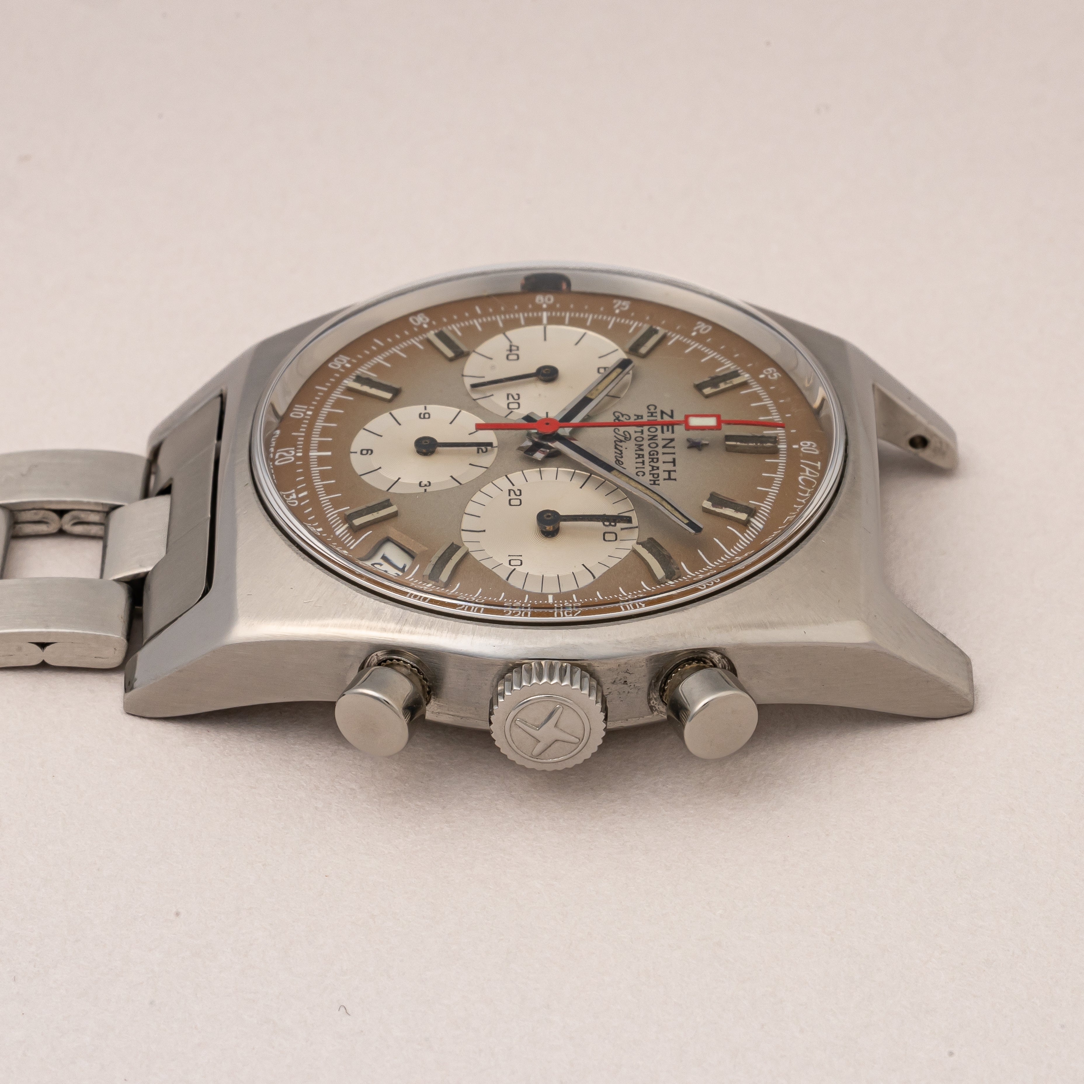 ゼニス エルプリメロ 1970年製 Ref.A385 ケース、アーカイブ、修理納品書付き