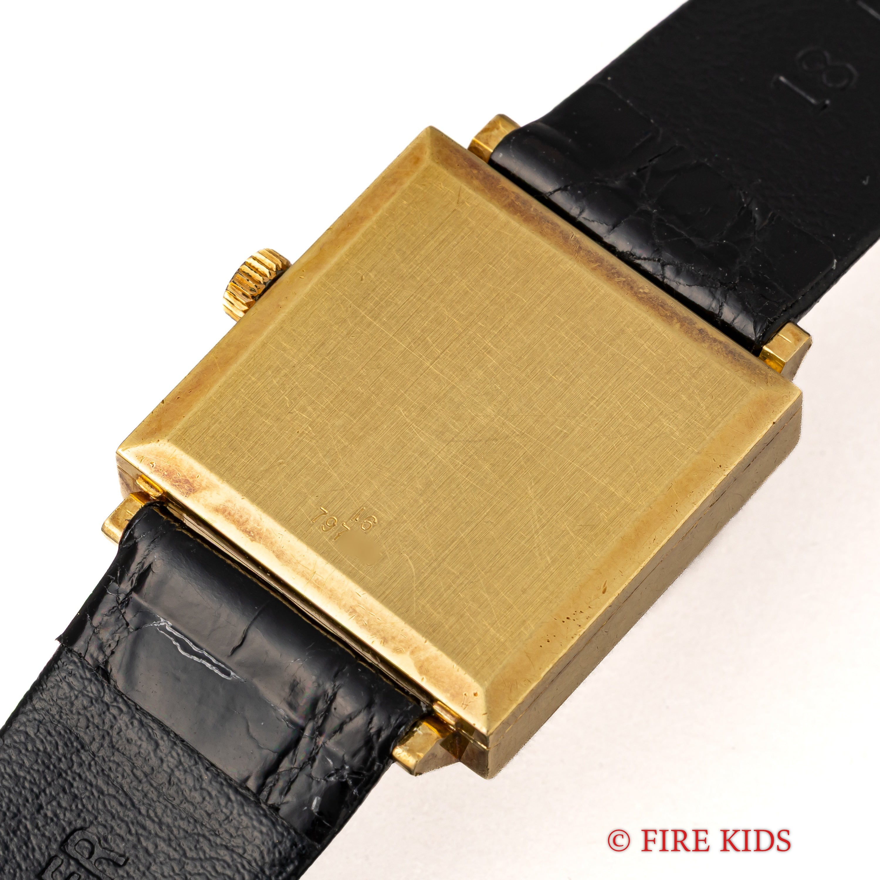 ロンジン スクエア 18金無垢イエローゴールド ダイヤ 1970年代製