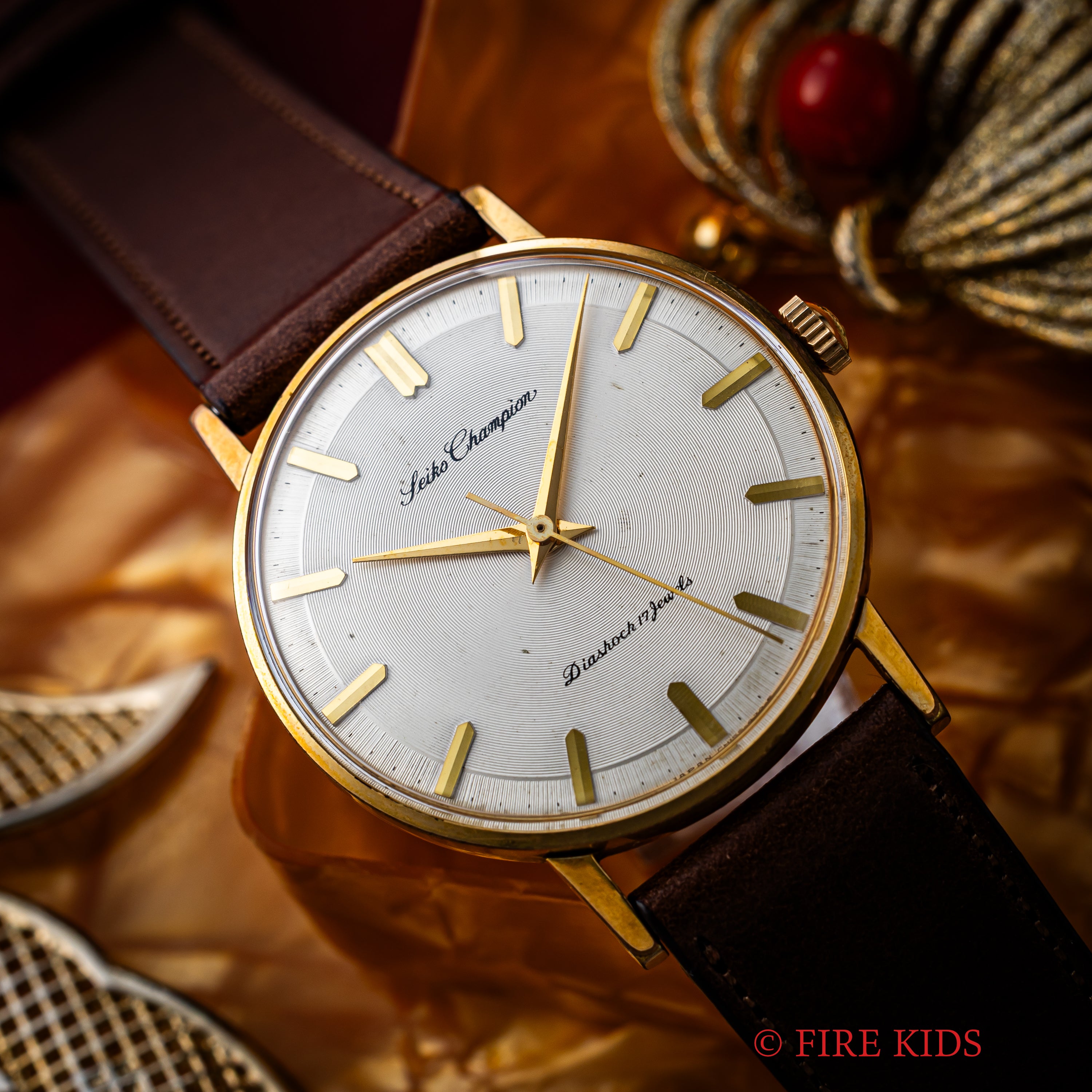 セイコー チャンピオン Ref.15026E 1962年製 レコードダイヤル 手巻き EGPケース