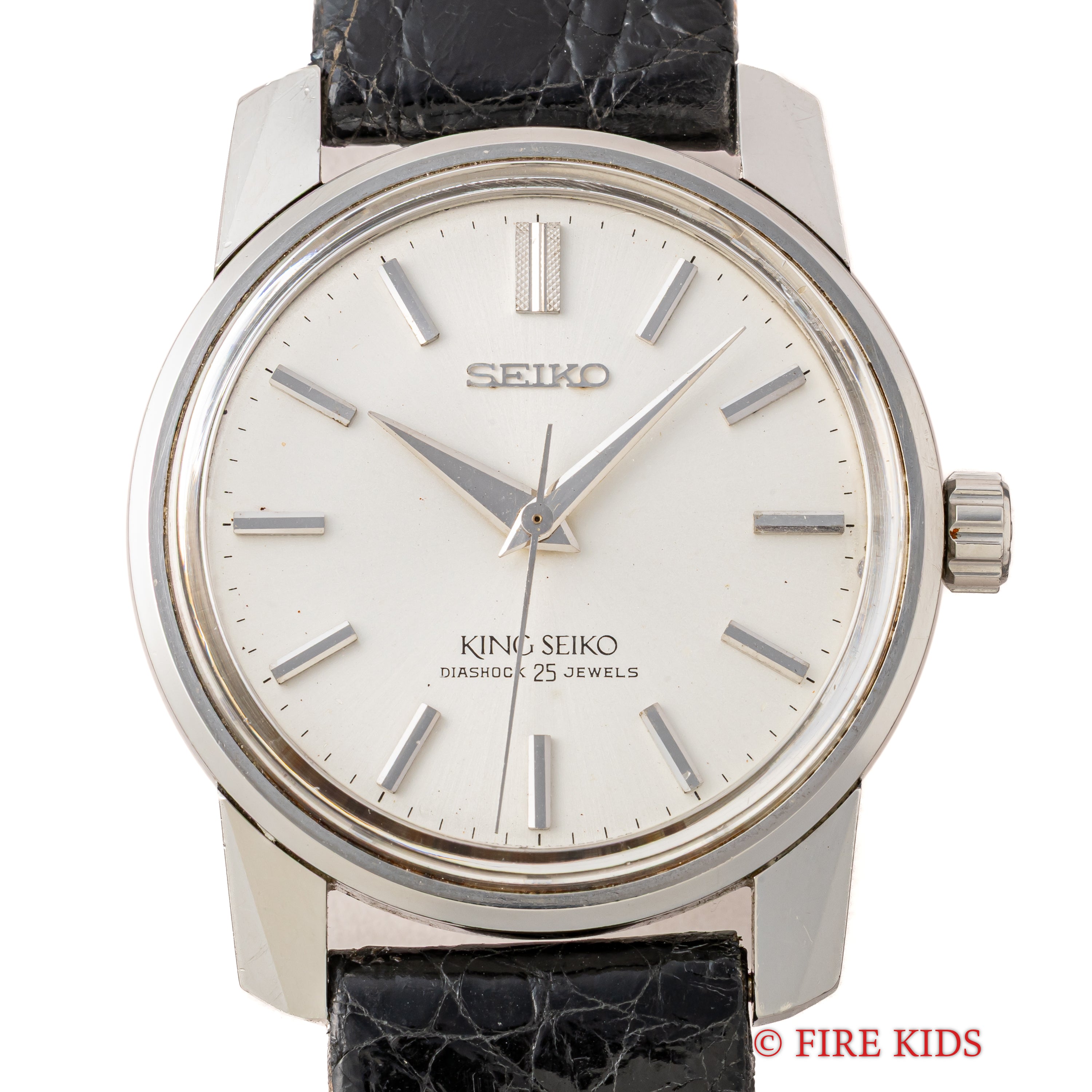 キングセイコー 1966年製 Ref.44-9990 盾メダリオン 44KS前期 手巻き セイコー純正尾錠付き