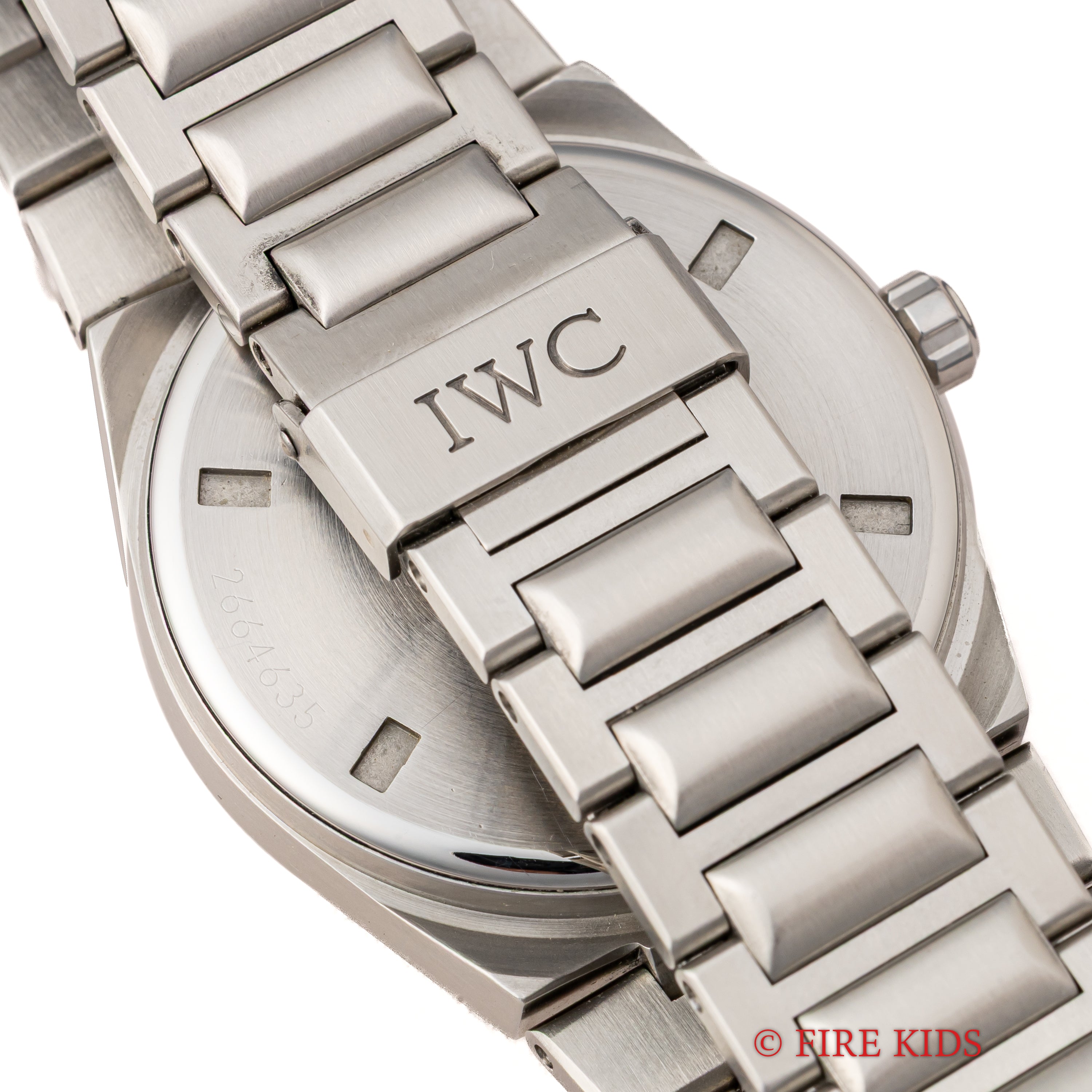 IWC インヂュニア ブラック文字盤 自動巻き 1997年製 Ref.3521 Cal.887/2
