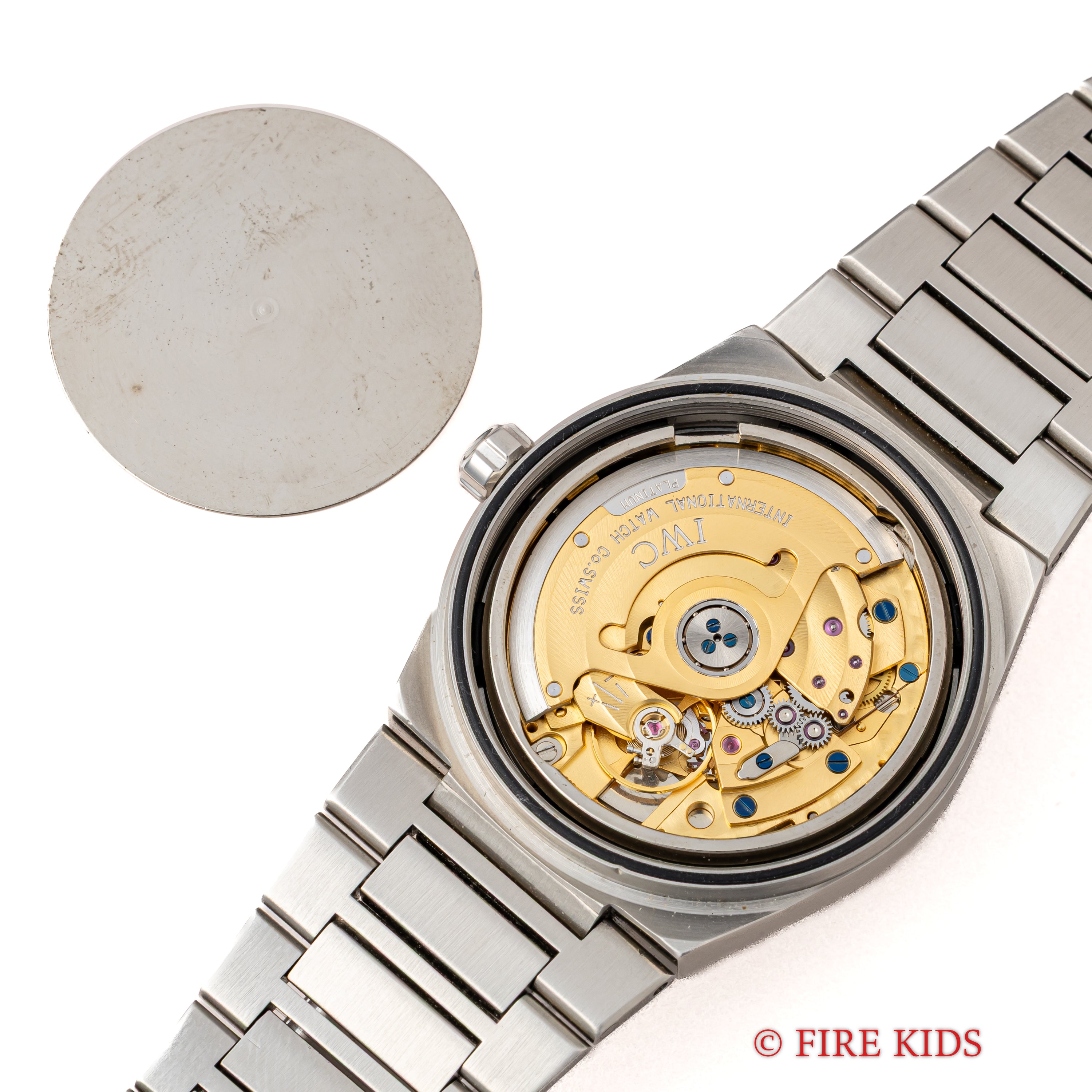 IWC インヂュニア ブラック文字盤 自動巻き 1997年製 Ref.3521 Cal.887/2