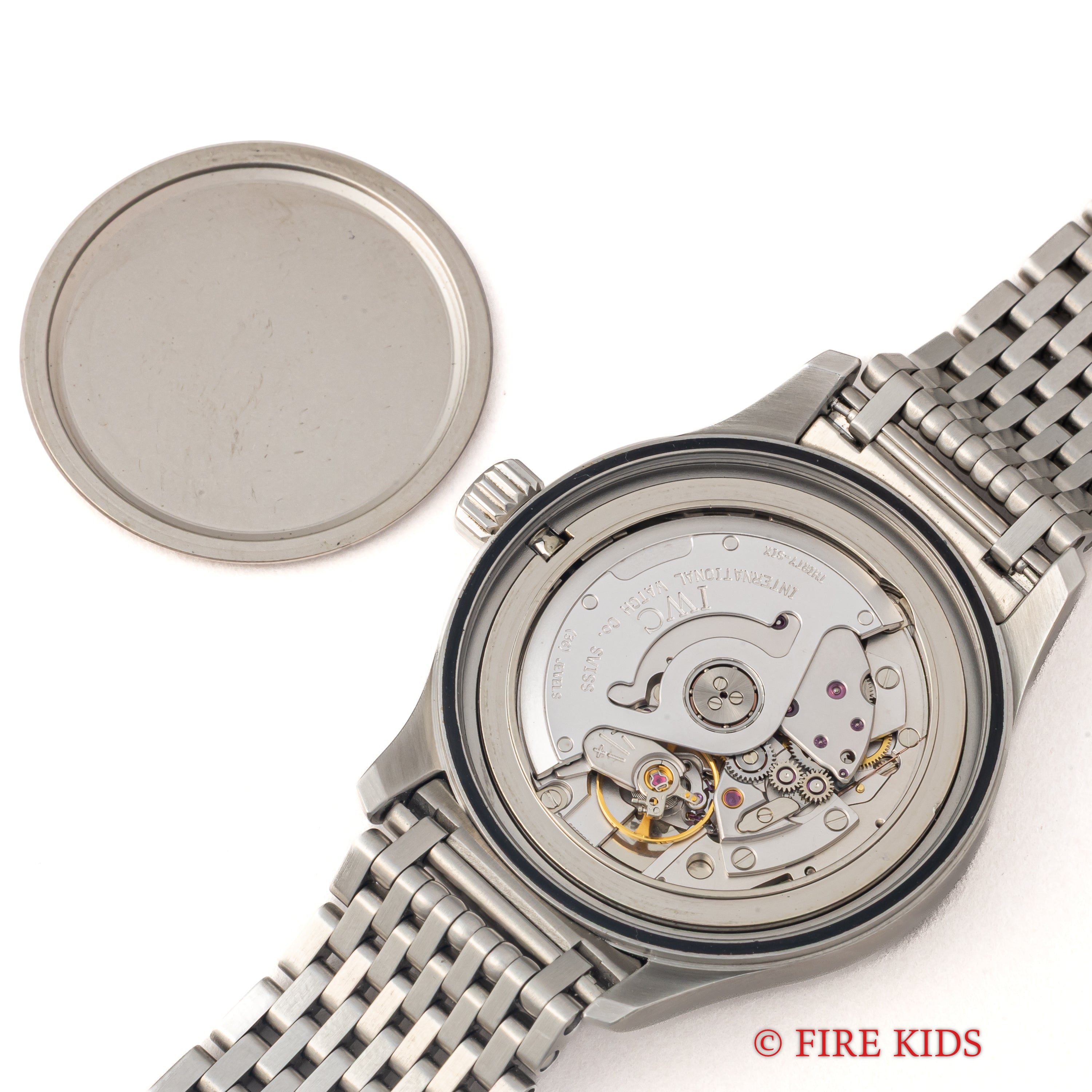 ⭐️本日限定⭐️ オールドインター IWC ジェンダ R814AD 純正ベルト付 IWC/オールドインター/ビッグラウンドケースデイト/シルバー
