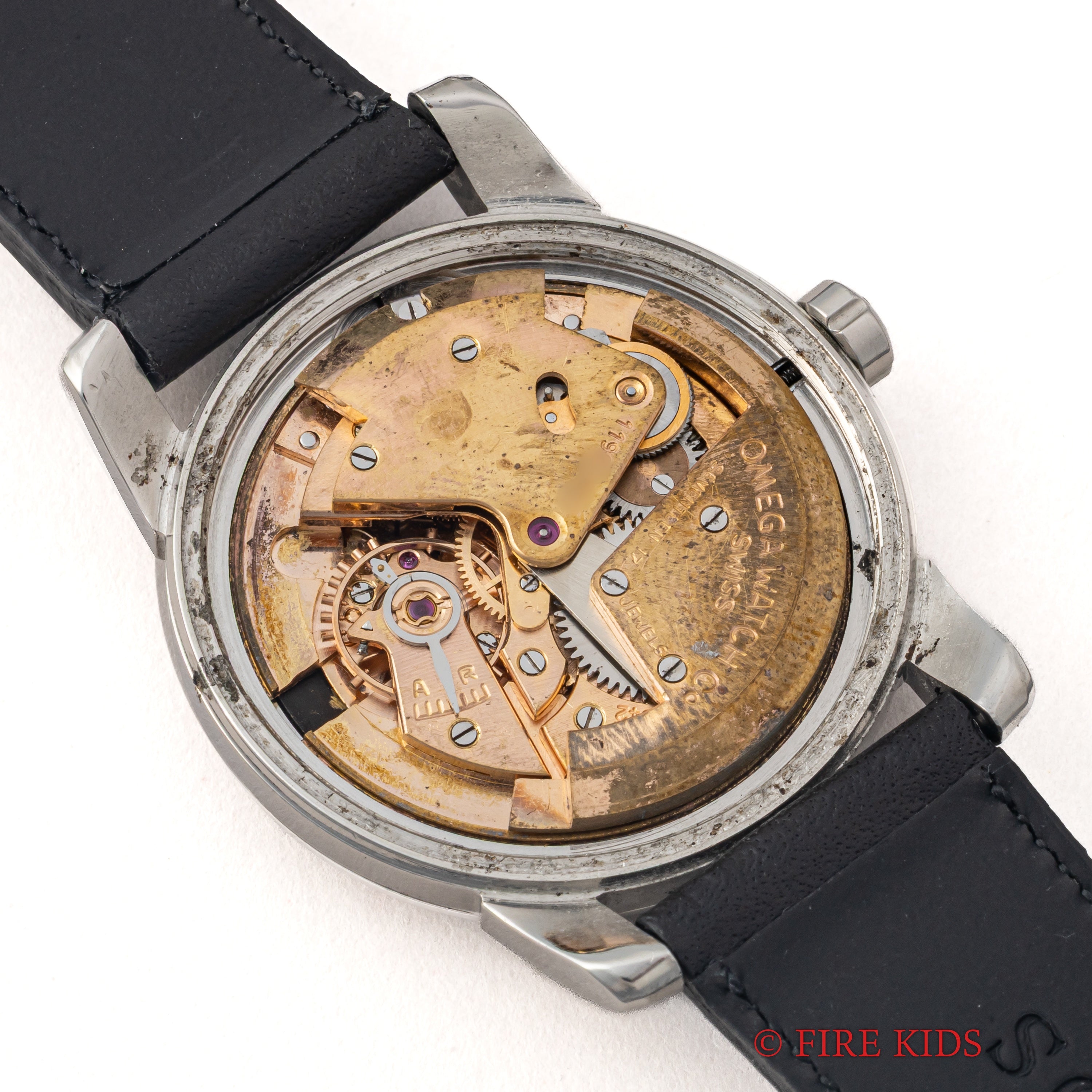 オメガ シーマスター スモセコ ギルトダイヤル ブラウンチェンジ 1947年製 Ref.2576-6 Cal.342 バンパー式オートマチック