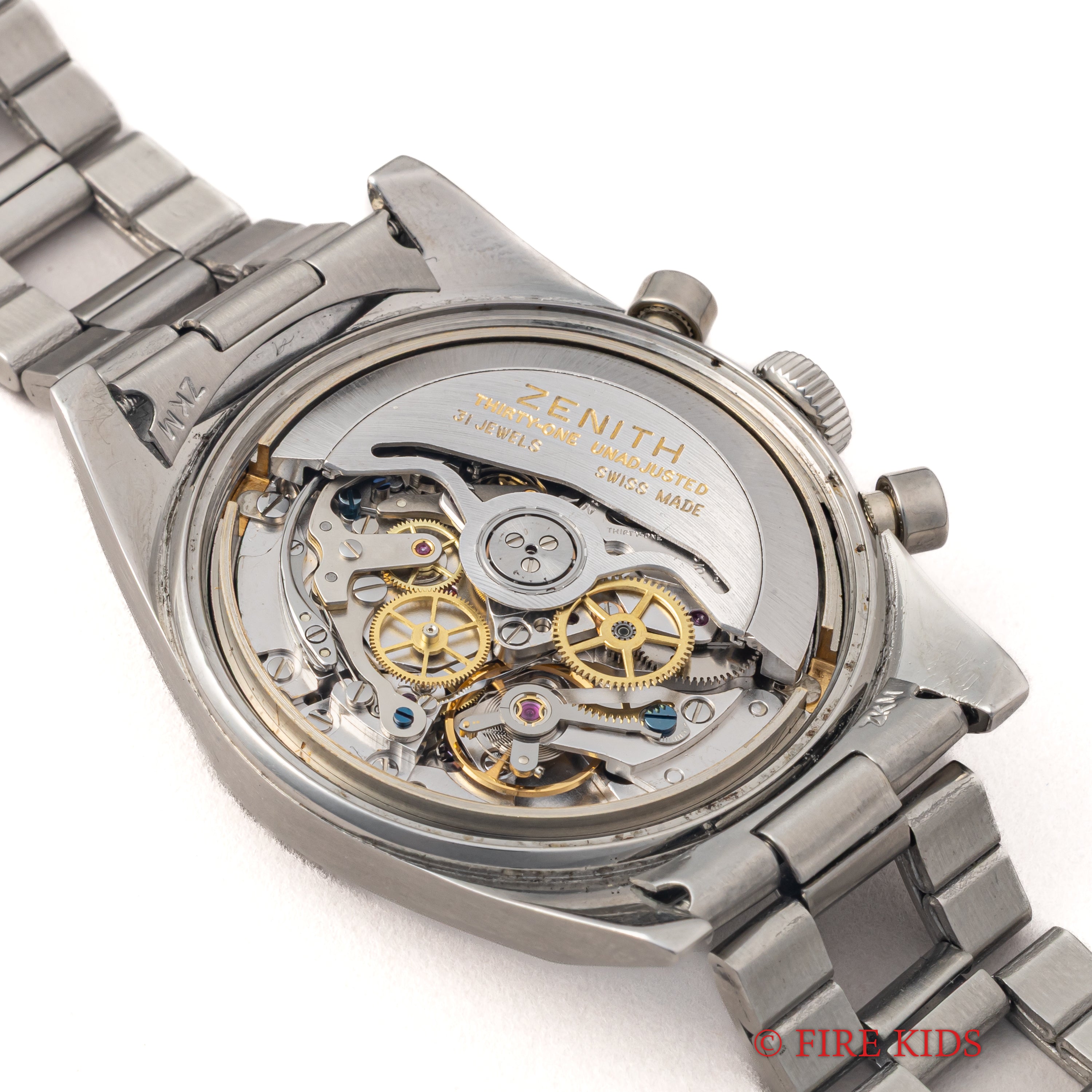 ゼニス エルプリメロ 1970年製（昭和45年製） Ref.A385 ケース、アーカイブ、2024年1月本国修理納品書付き