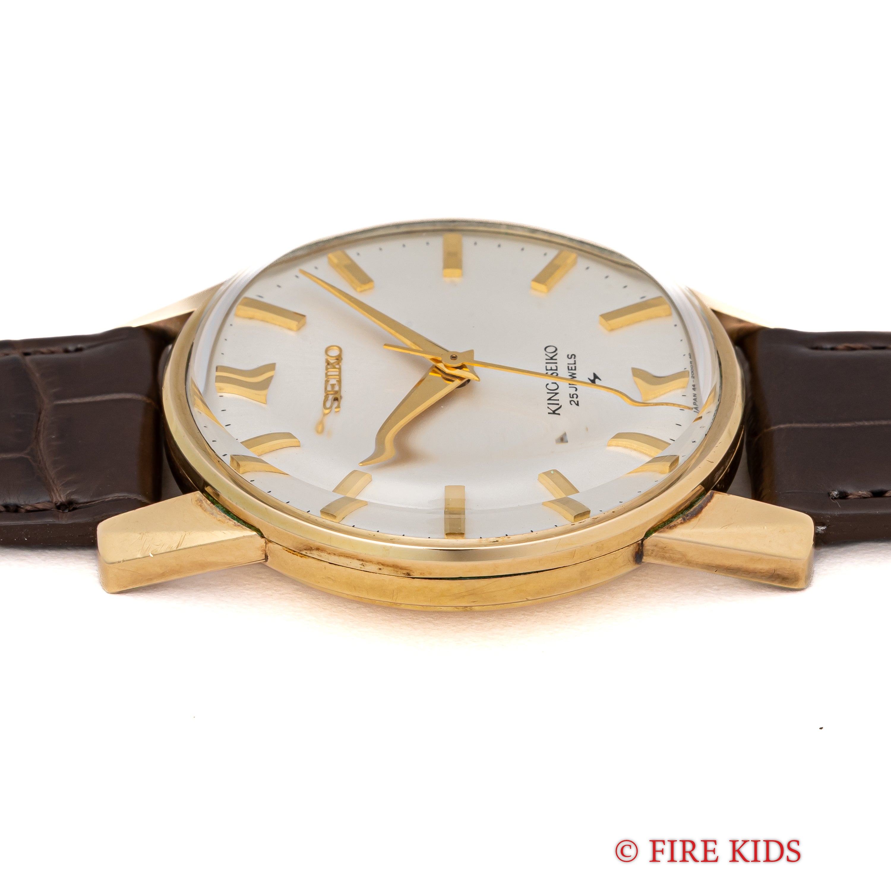 セイコー キングセイコー 1968年製 AGFケース Ref.44‐2000 手巻きノンデイト 44KS 盾メダリオン