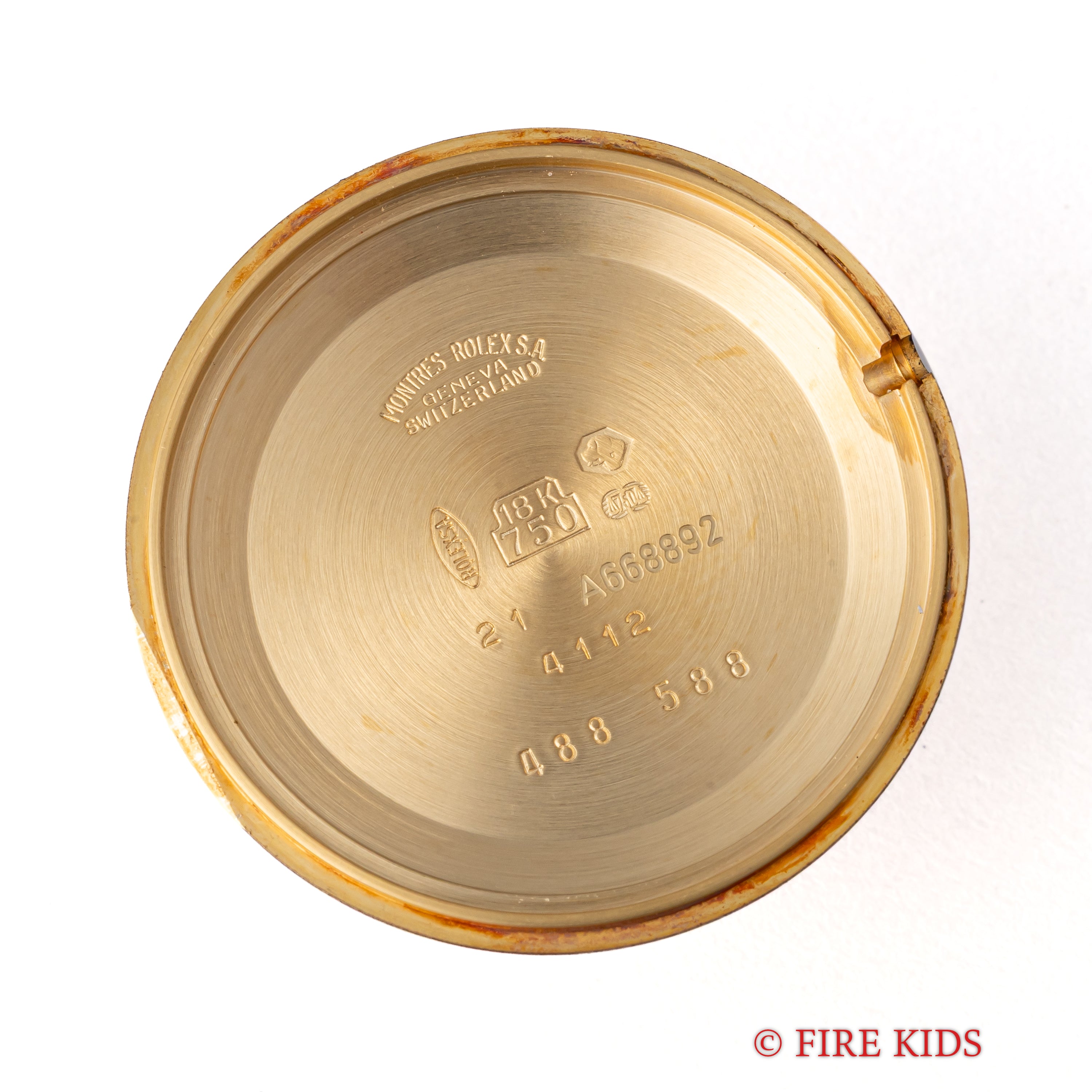 ロレックス チェリーニ Ref.4112 18金無垢ラウンドケース ローマンダイヤル 1998～1999年製  手巻 18金無垢尾錠付