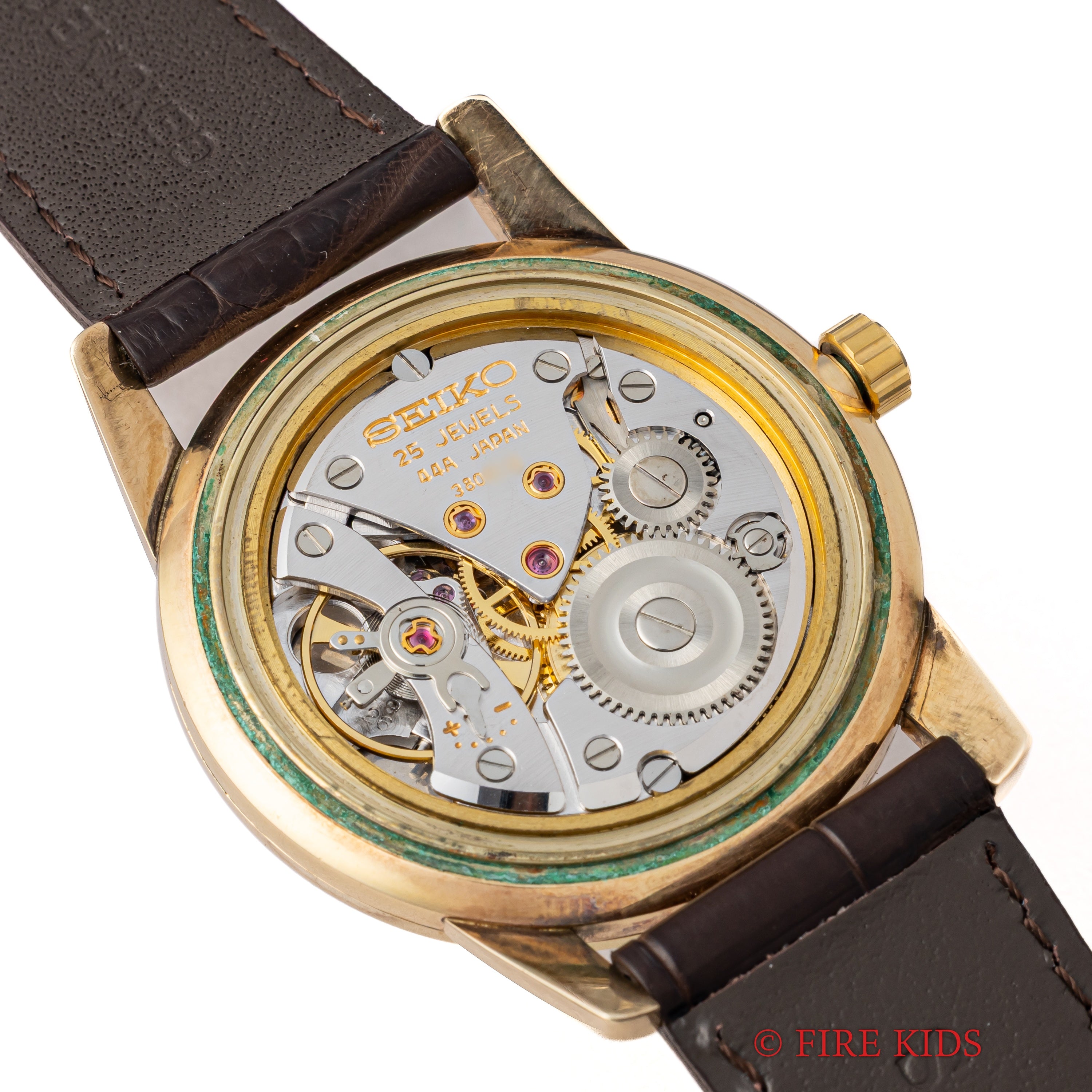 セイコー キングセイコー 1968年製 AGFケース Ref.44‐2000 手巻きノンデイト 44KS 盾メダリオン