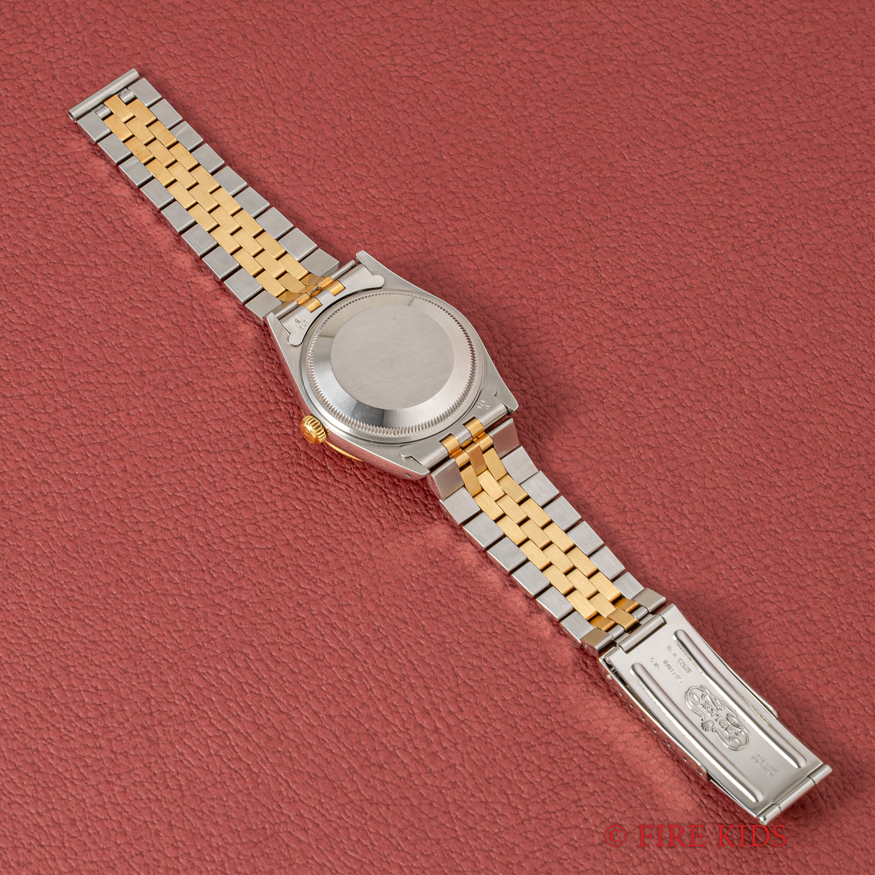 ロレックス 1989年～1990年製 オイスターパーペチュアルデイト コンビ Ref.15223 ホワイトローマンダイヤル 箱、ギャラ付