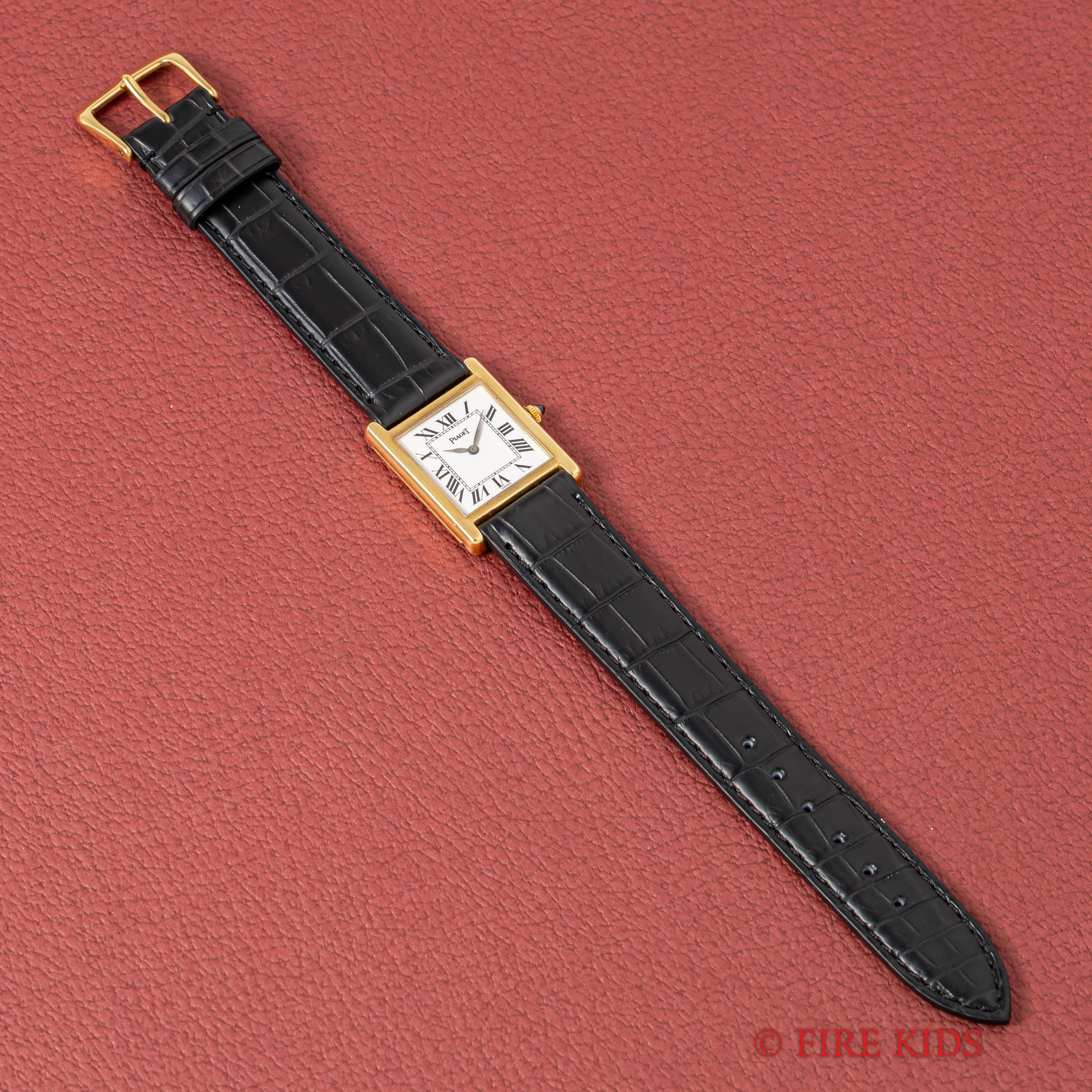 ピアジェ トラディション タンク 18金無垢  1980年代製 手巻き Ref.90802D