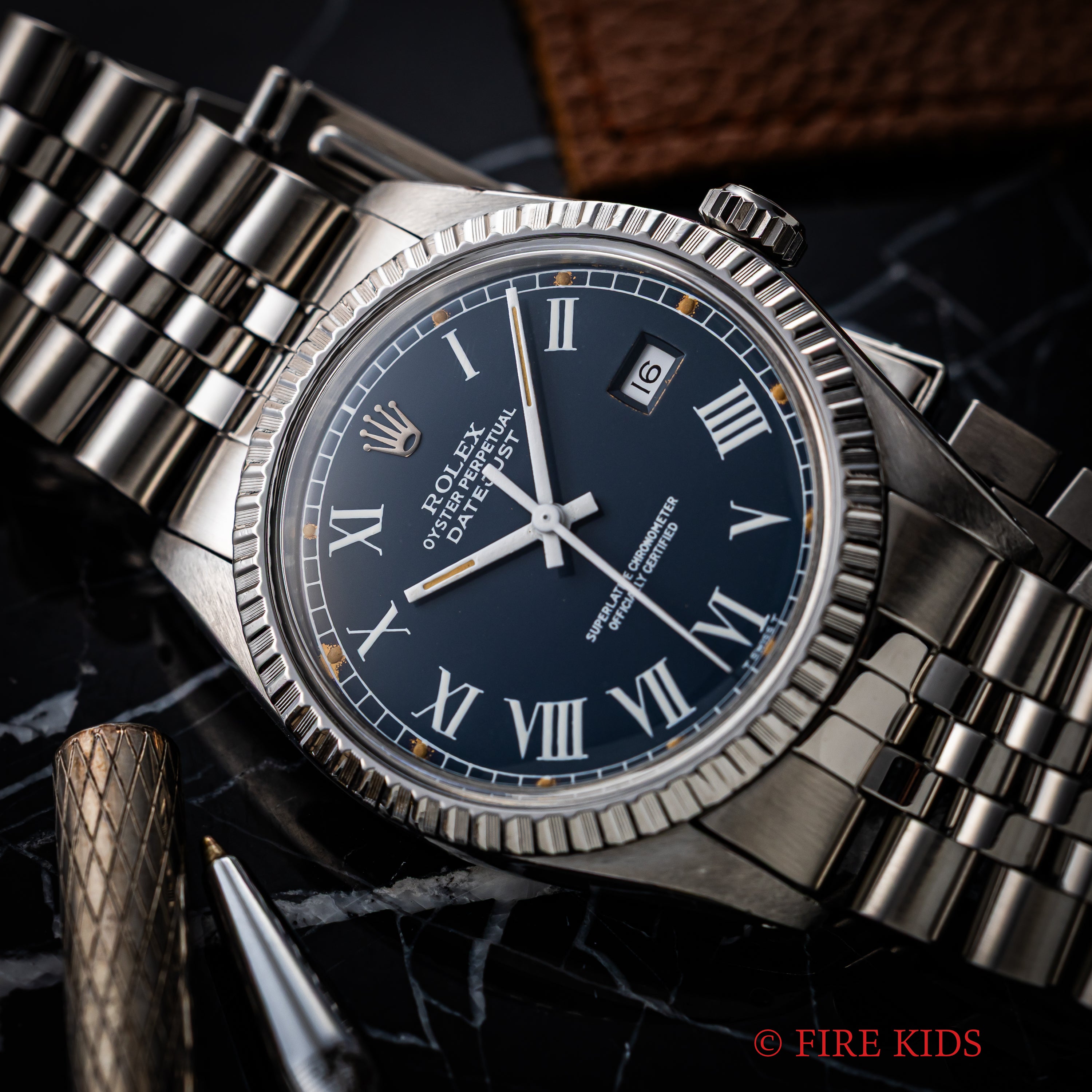 ロレックス デイトジャスト 1983年製 Ref.16030 ブルーグレー バックリーダイヤル