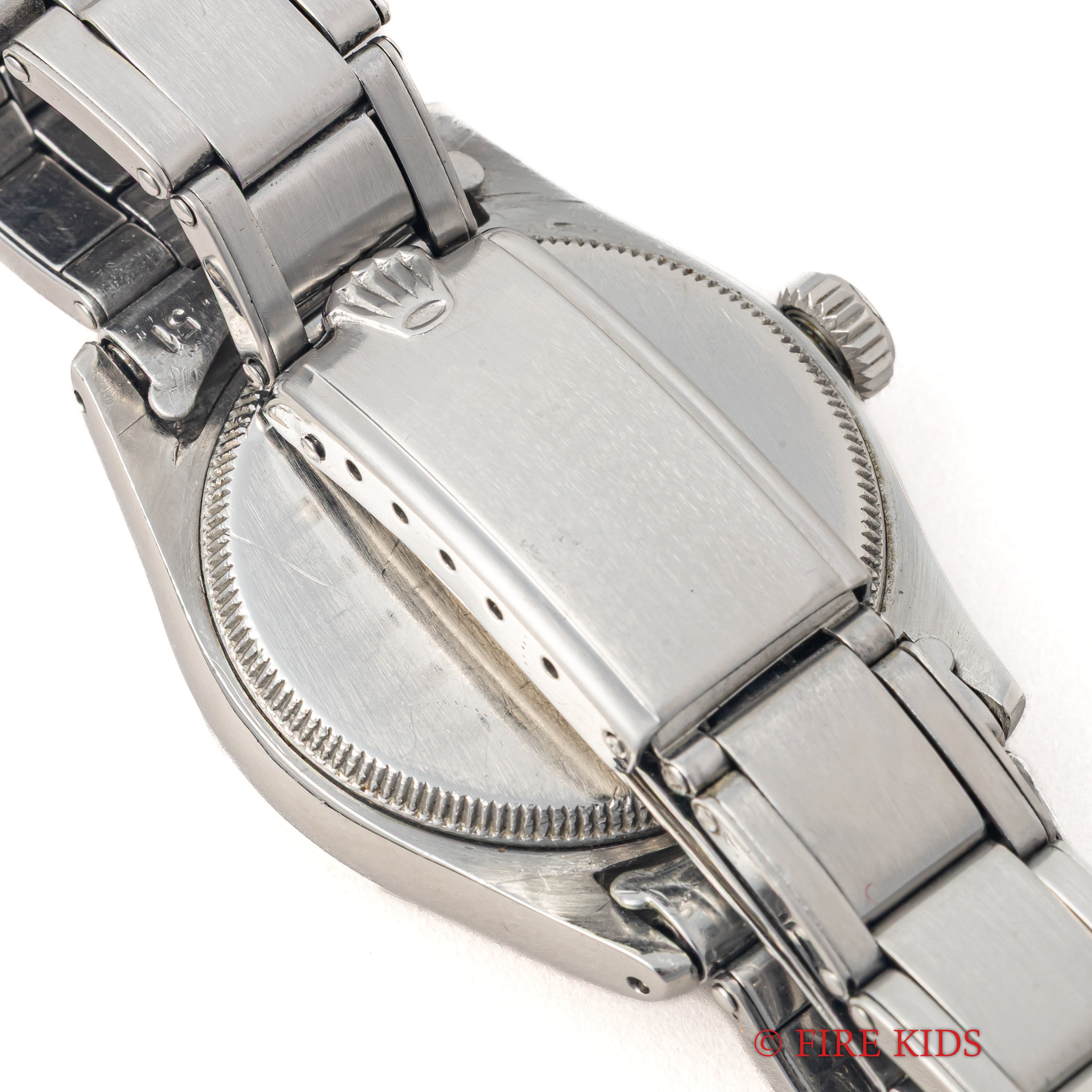ロレックス オイスターロイヤル 手巻き 1952年製 ハニカムダイヤル Ref.6244 純正エクステンションリベットブレス
