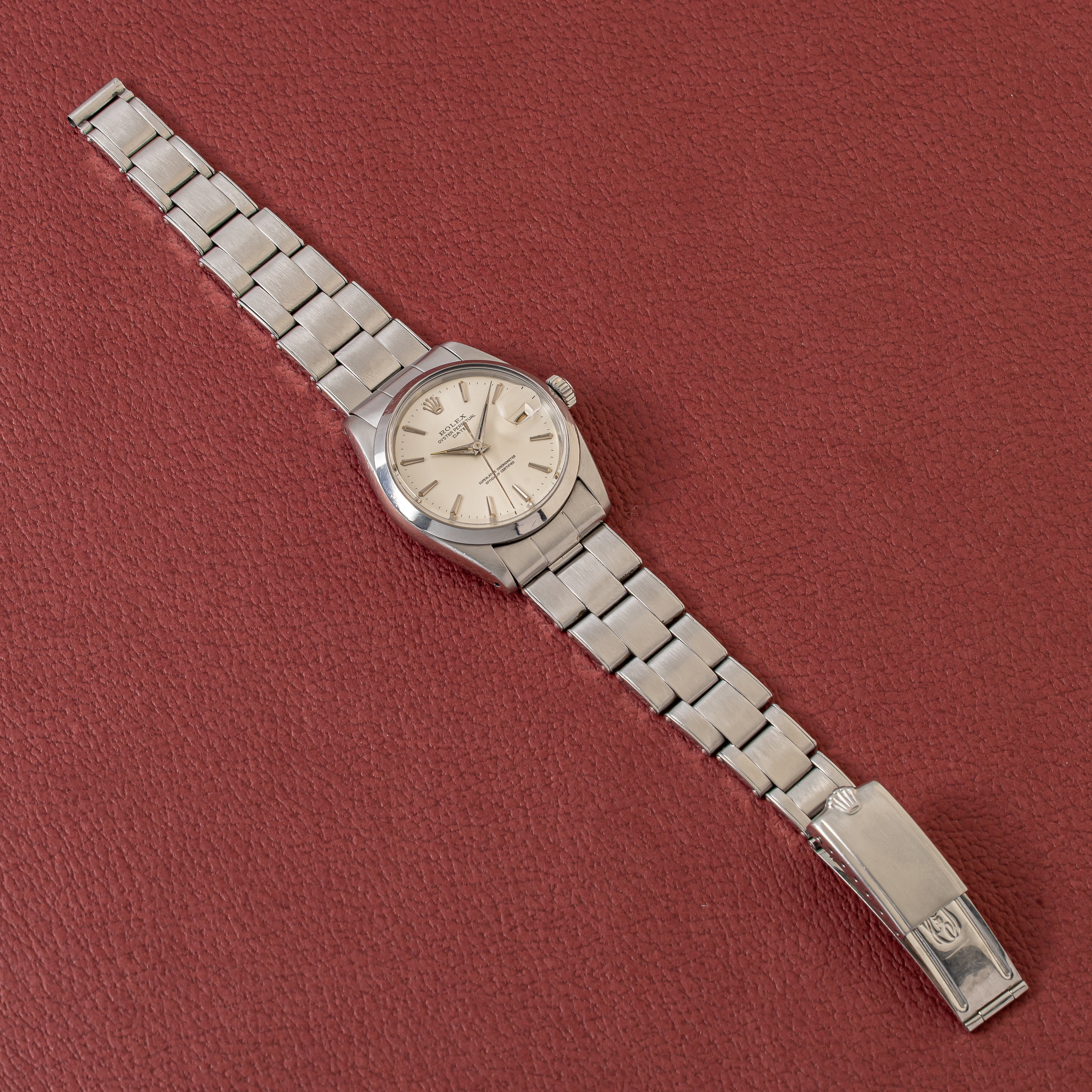 ロレックス オイスターパーペチュアルデイト 1965年製 Ref.1500 シルバーダイヤル