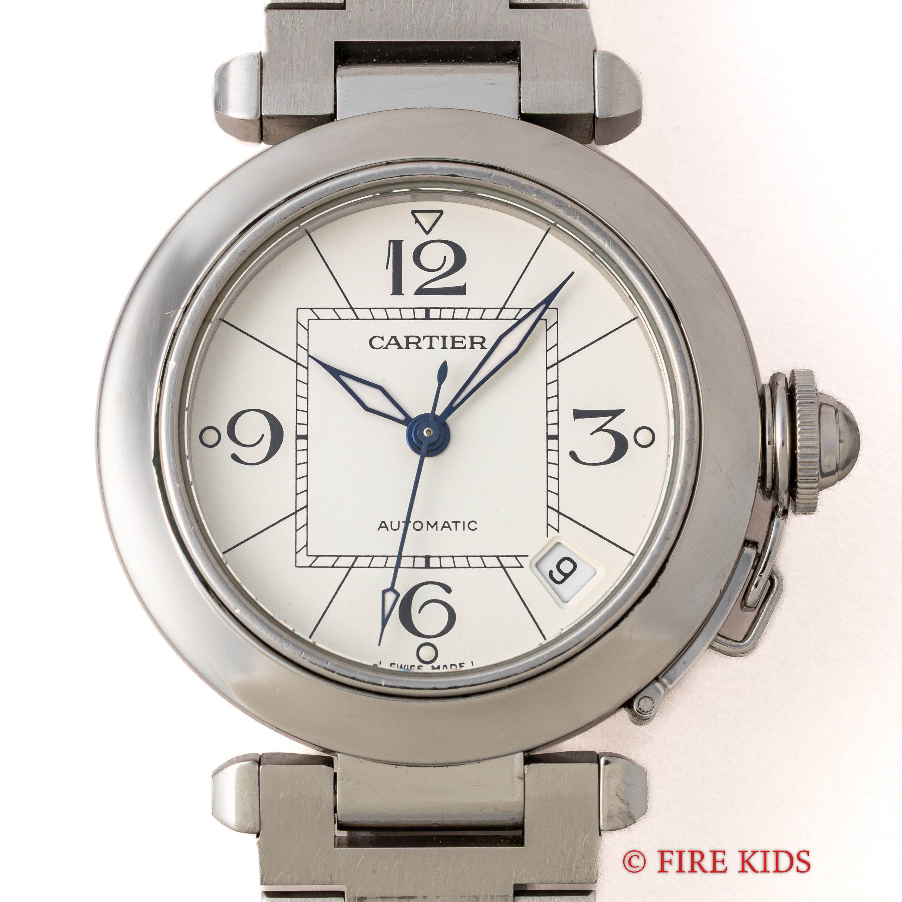 カルティエ パシャC 2000年代製 Ref.2324 ホワイトダイヤル  オートマチック