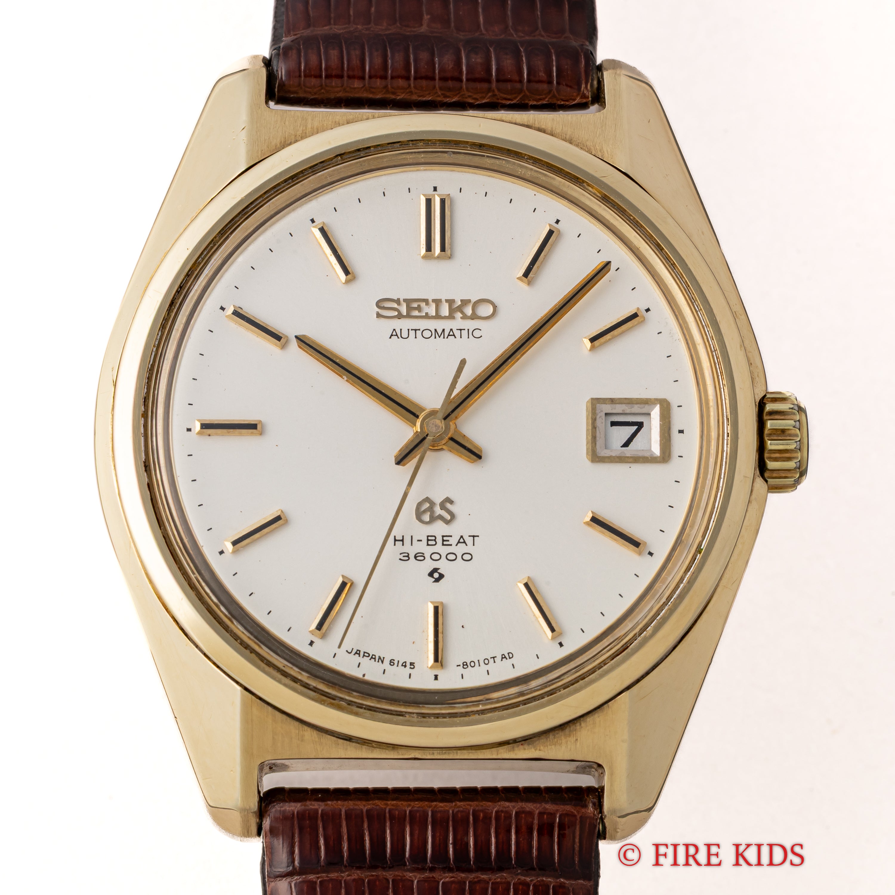 グランドセイコー 1969年製 Ref.6145-8000 CAPゴールドケース 10振動自動巻き 36000 61GS