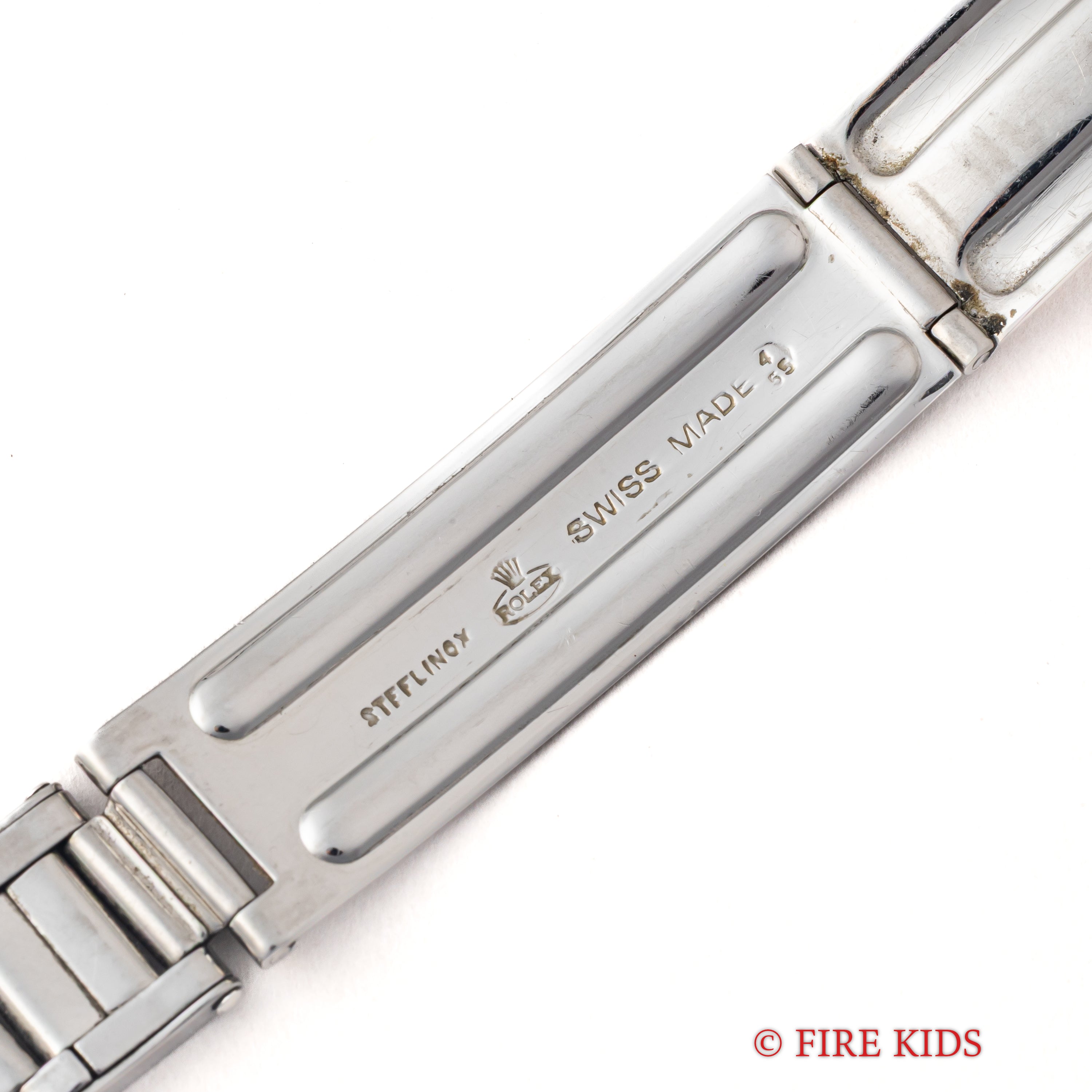 ロレックス オイスターロイヤル 手巻き 1952年製 ハニカムダイヤル Ref.6244 純正エクステンションリベットブレス