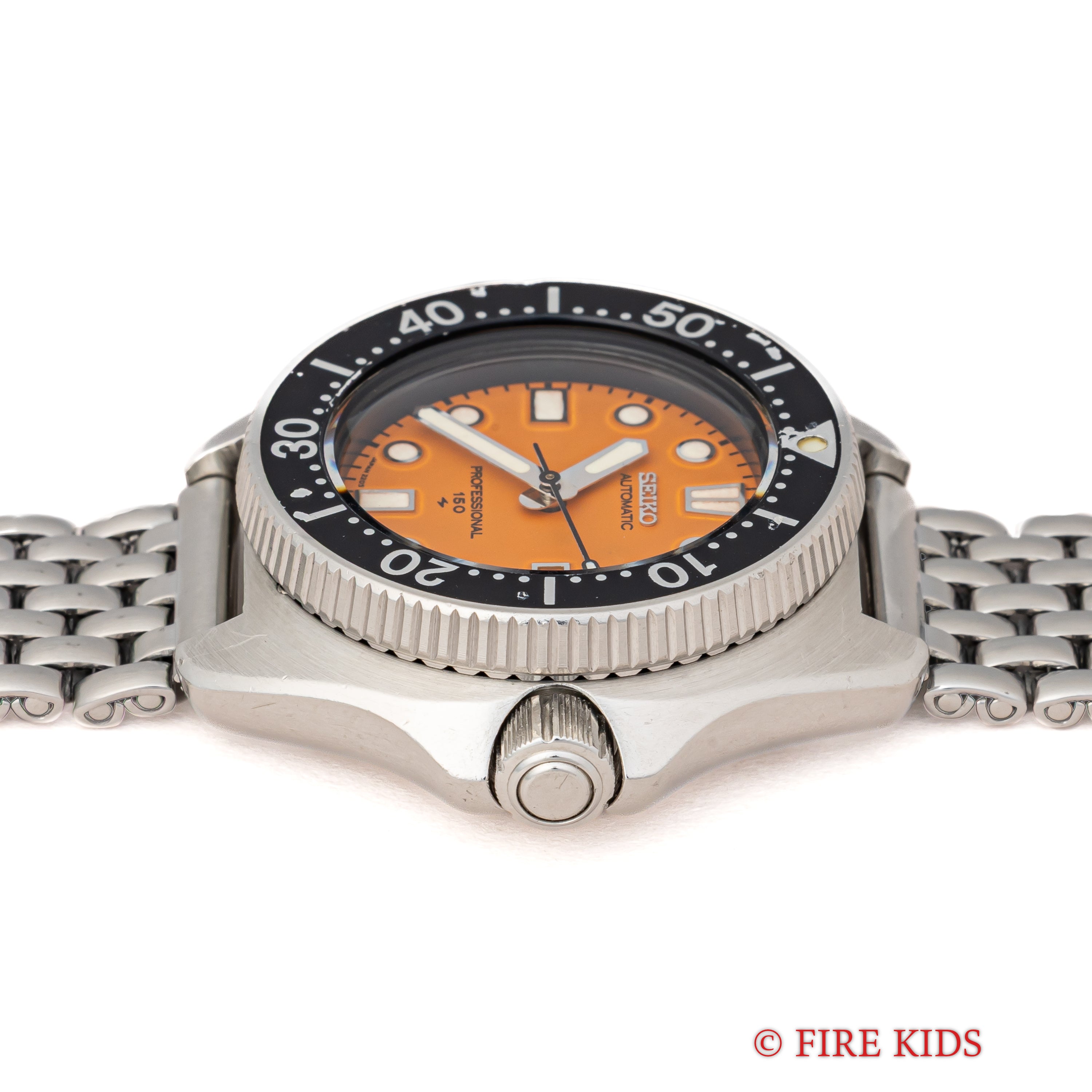 セイコー ダイバー 150m 1977年製 ボーイズサイズ オレンジダイヤル