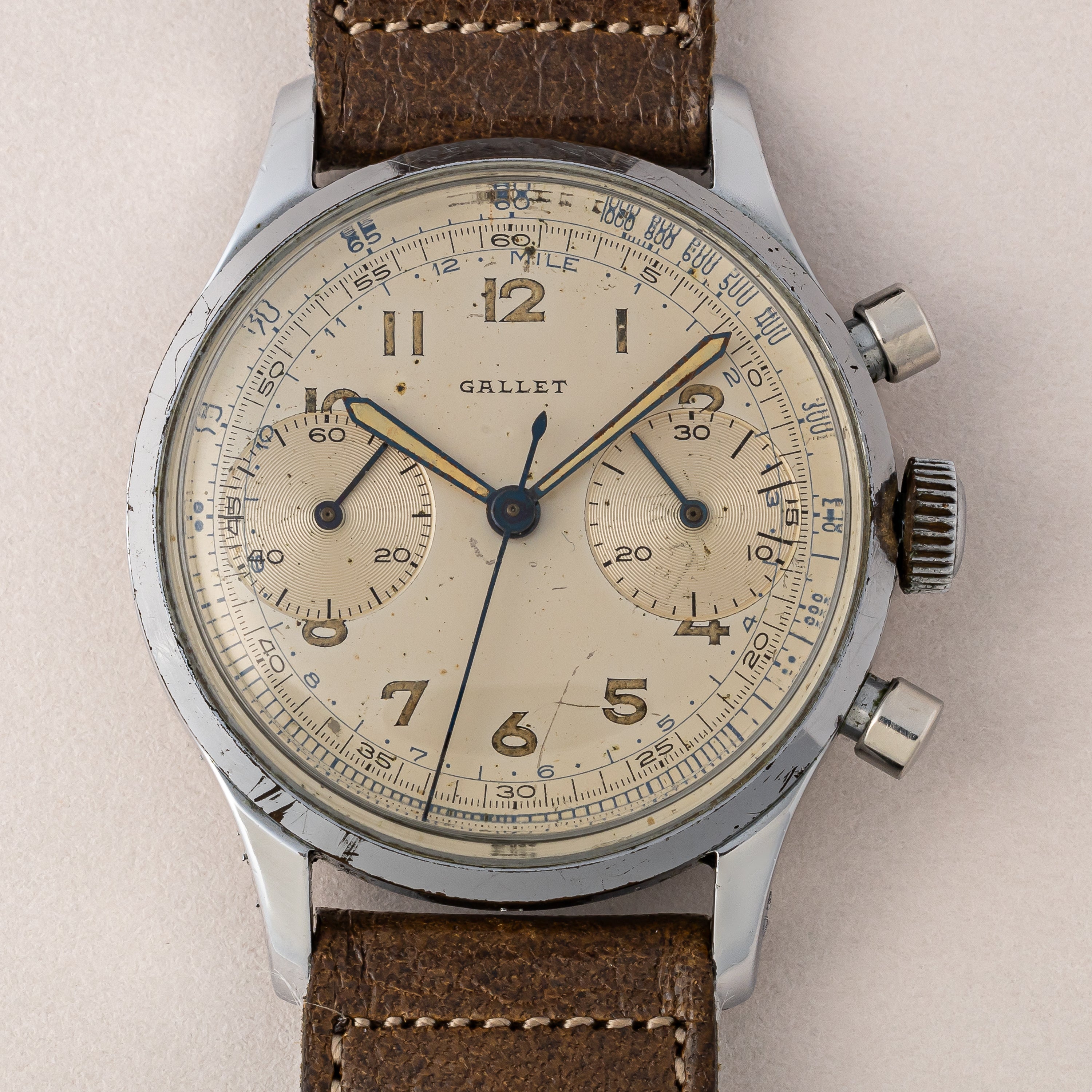 ギャレット 2レジスタークロノグラフ 1940年代製 Cal.ヴィーナス188