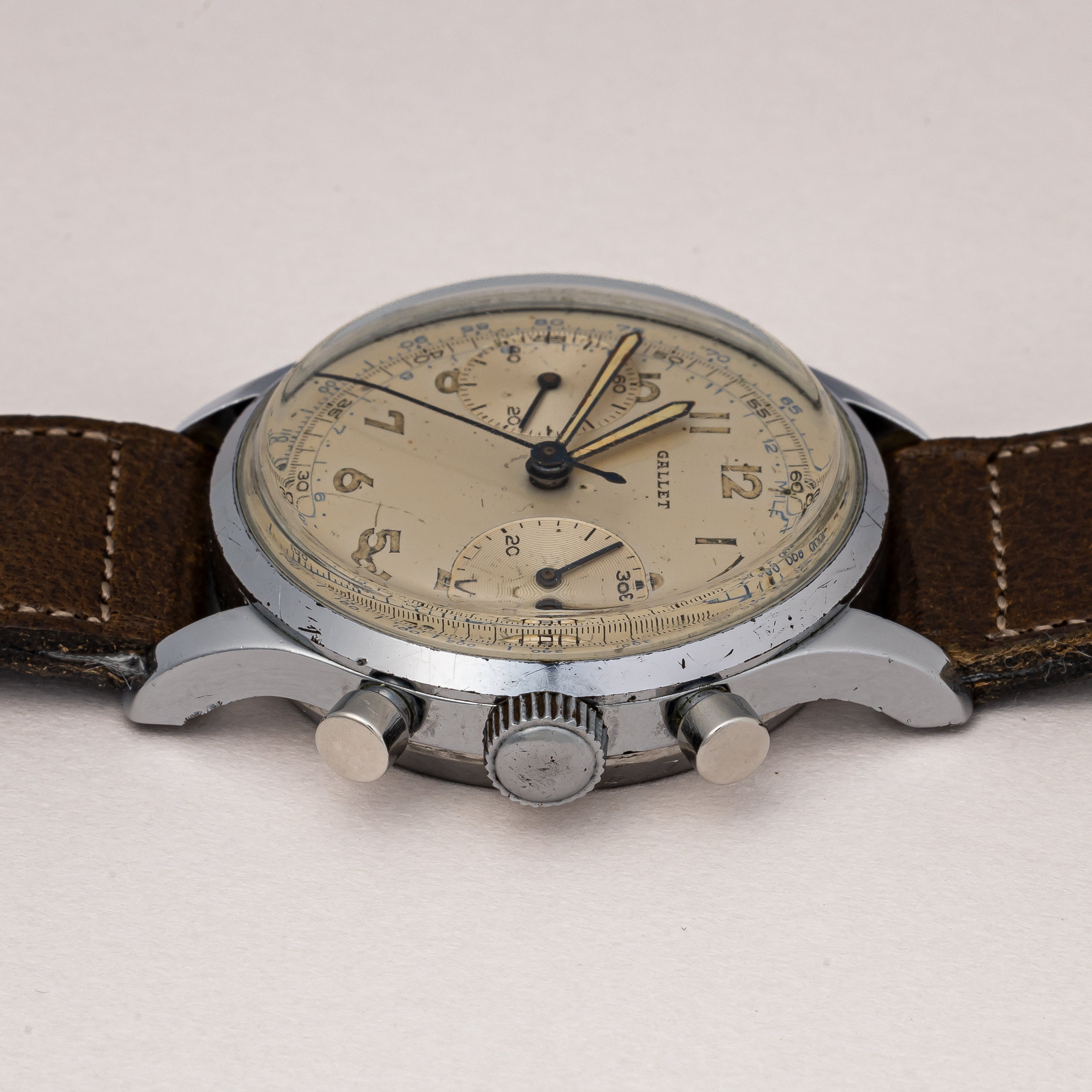 ギャレット 2レジスタークロノグラフ 1940年代製 Cal.ヴィーナス188