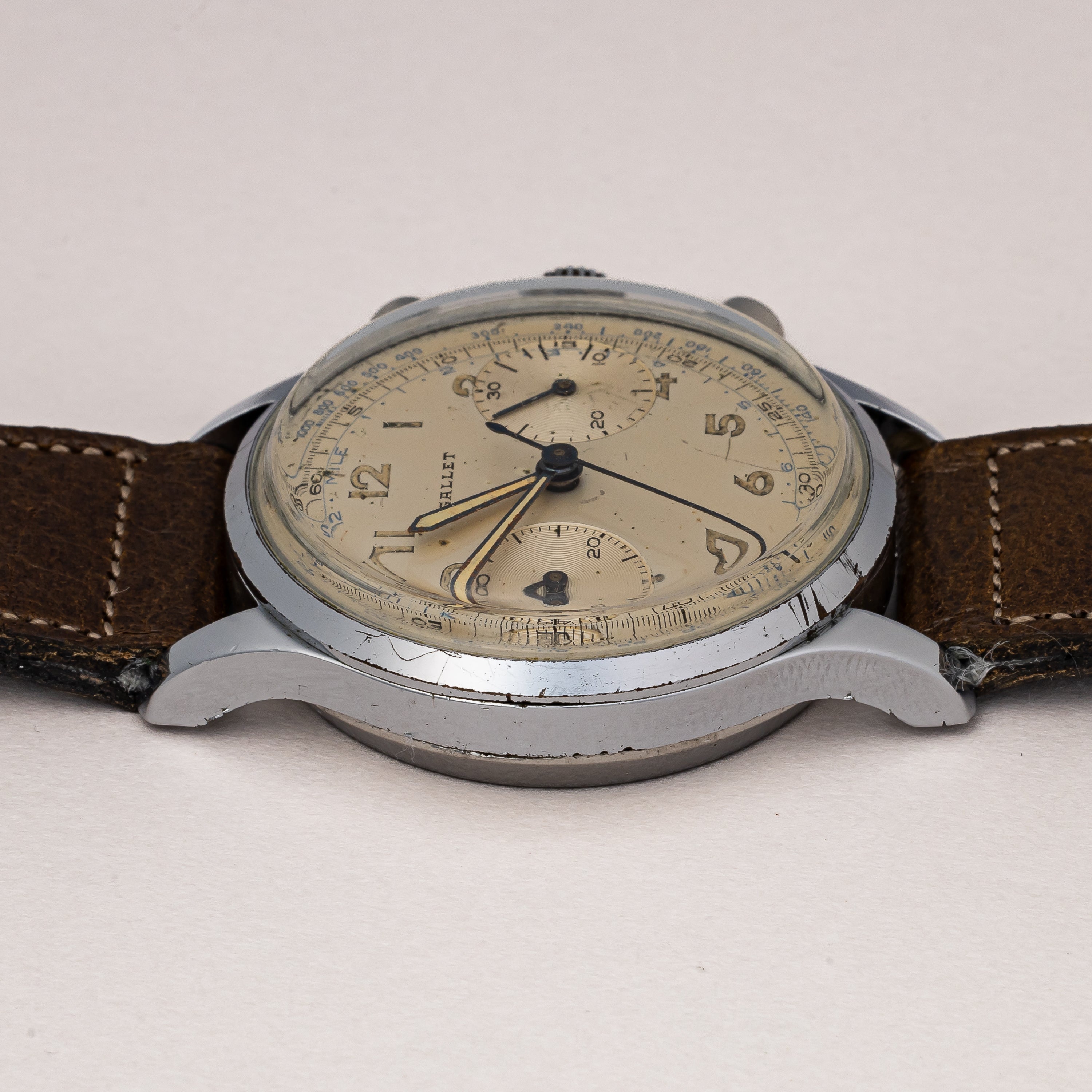 ギャレット 2レジスタークロノグラフ 1940年代製 Cal.ヴィーナス188