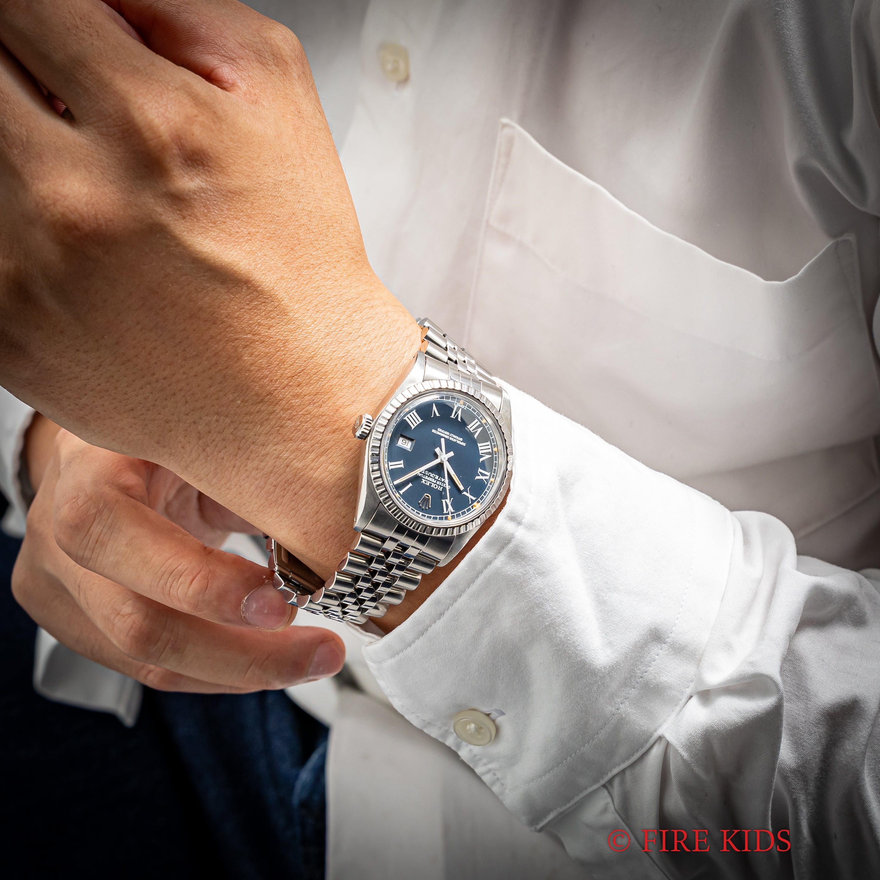 ロレックス デイトジャスト 1983年製 Ref.16030 ブルーグレー バックリーダイヤル